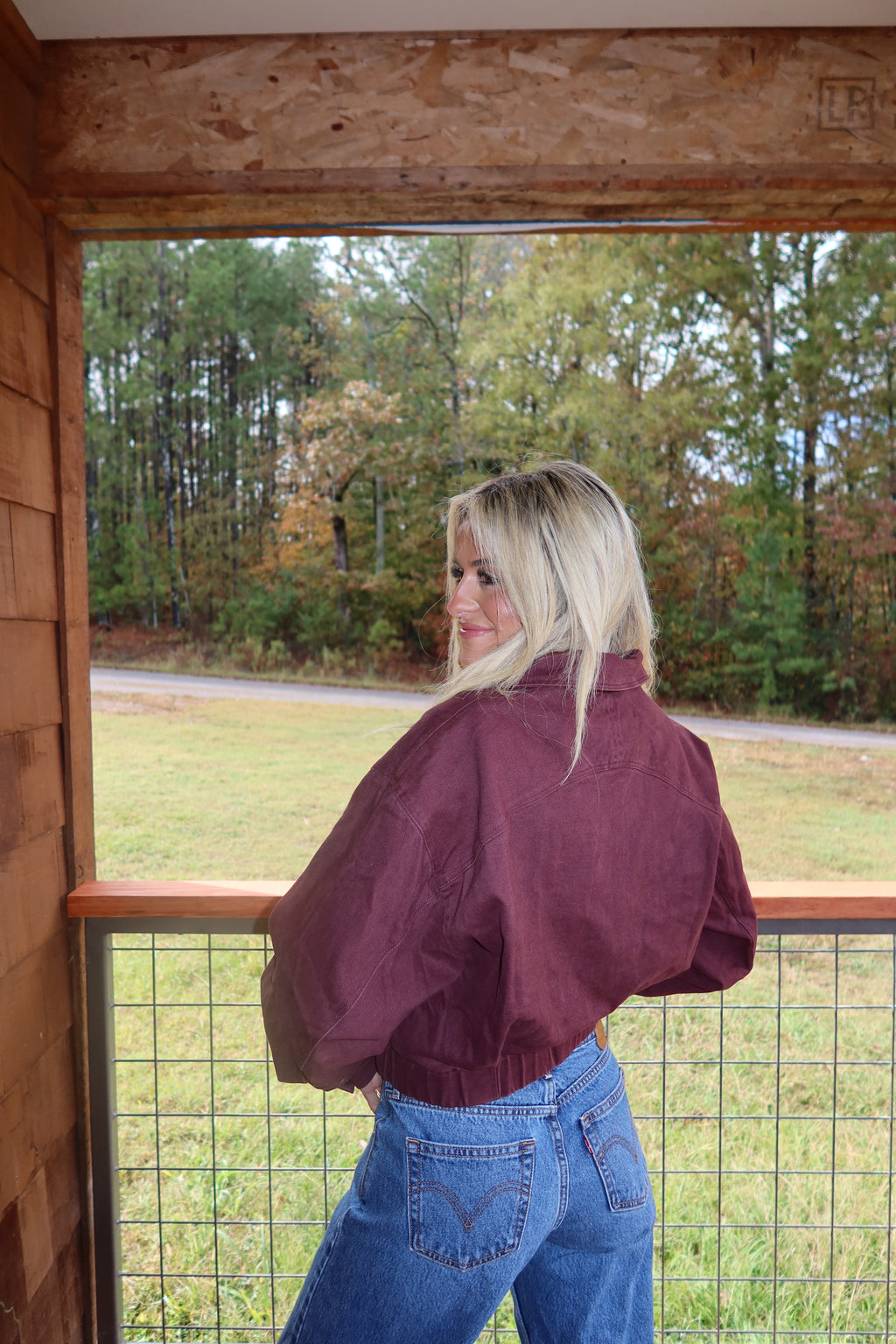 Midnight Merlot Bomber Jacket