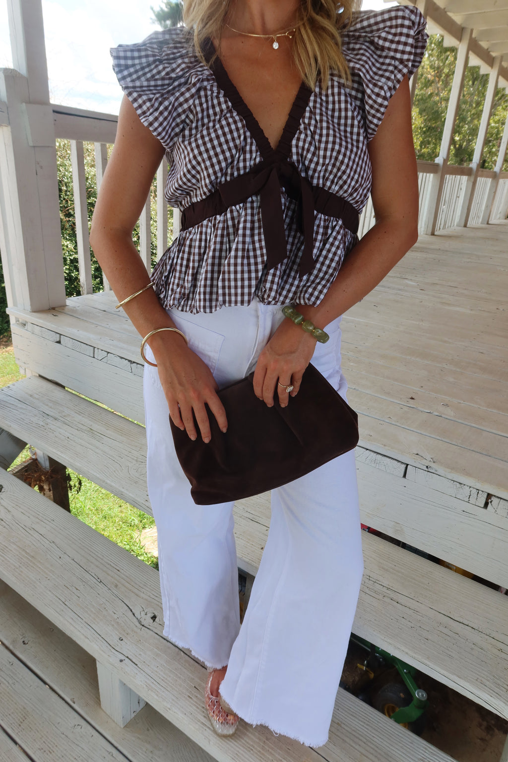 Karis Bubble Hem Top
