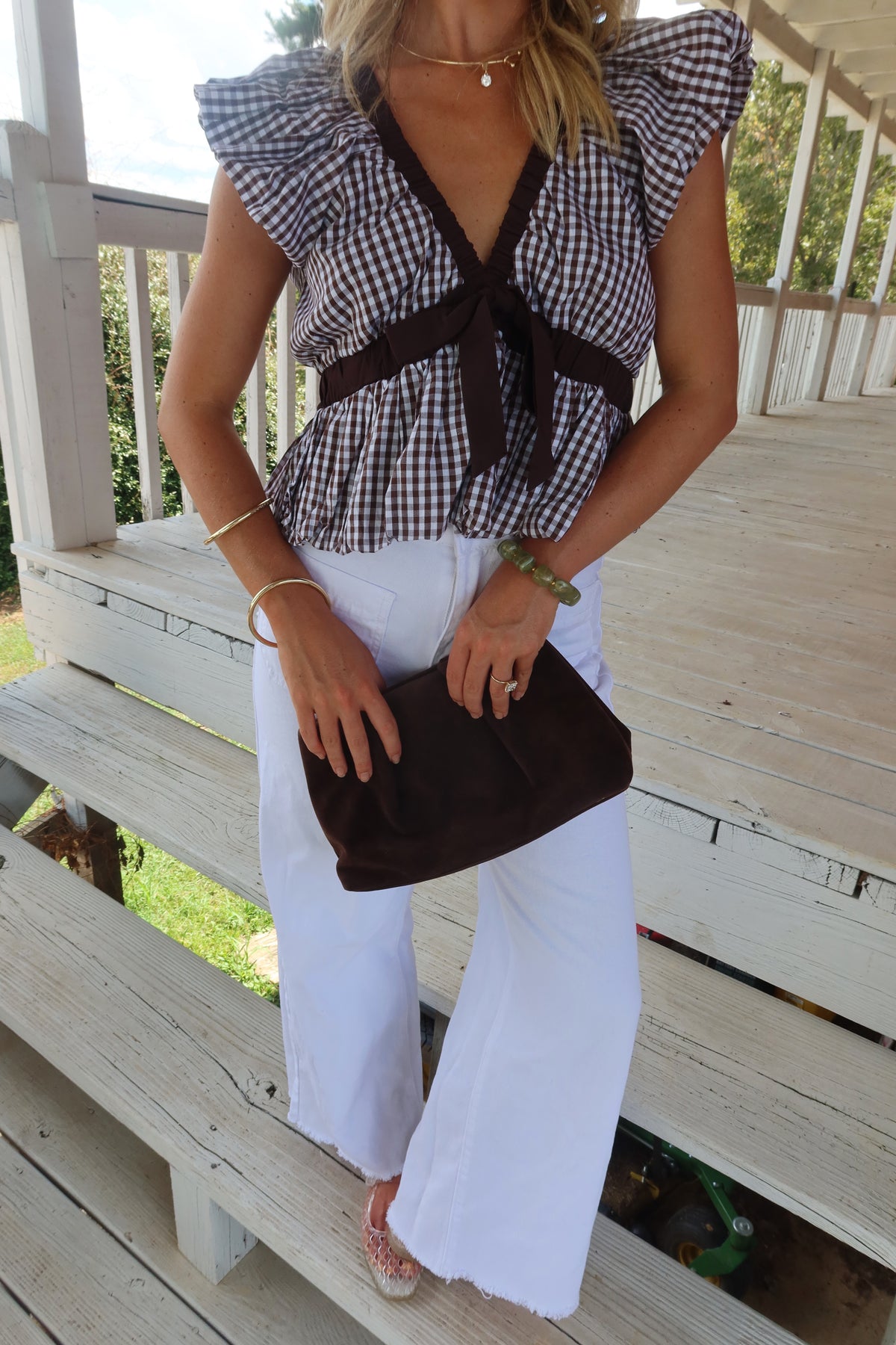 Karis Bubble Hem Top