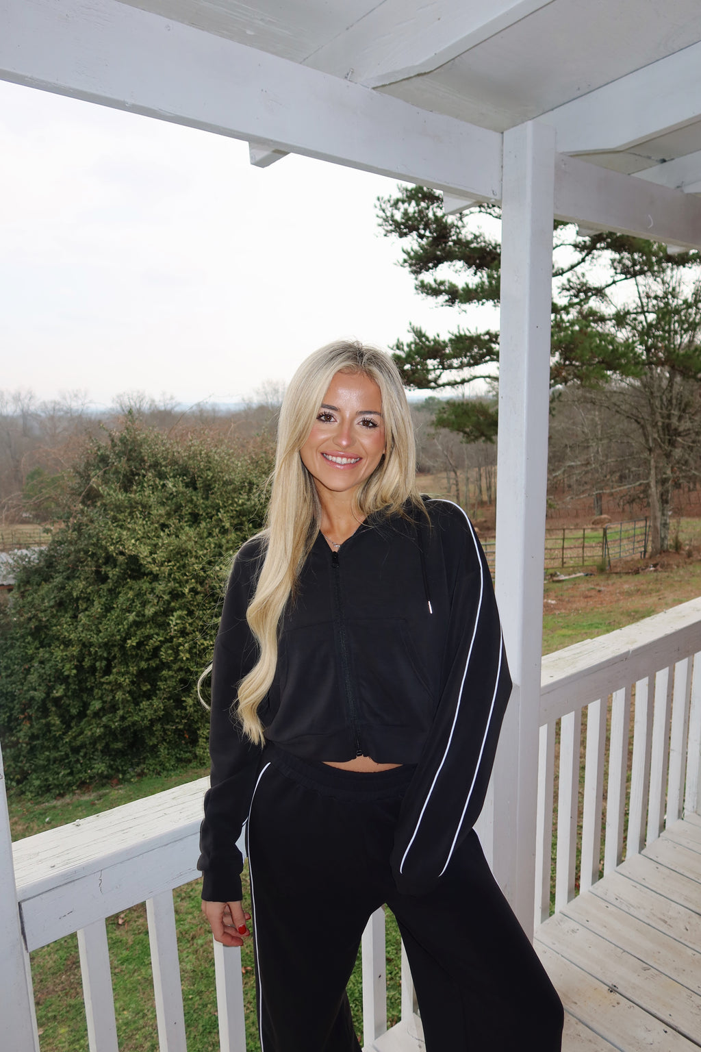 Scuba Zip Up (Black)