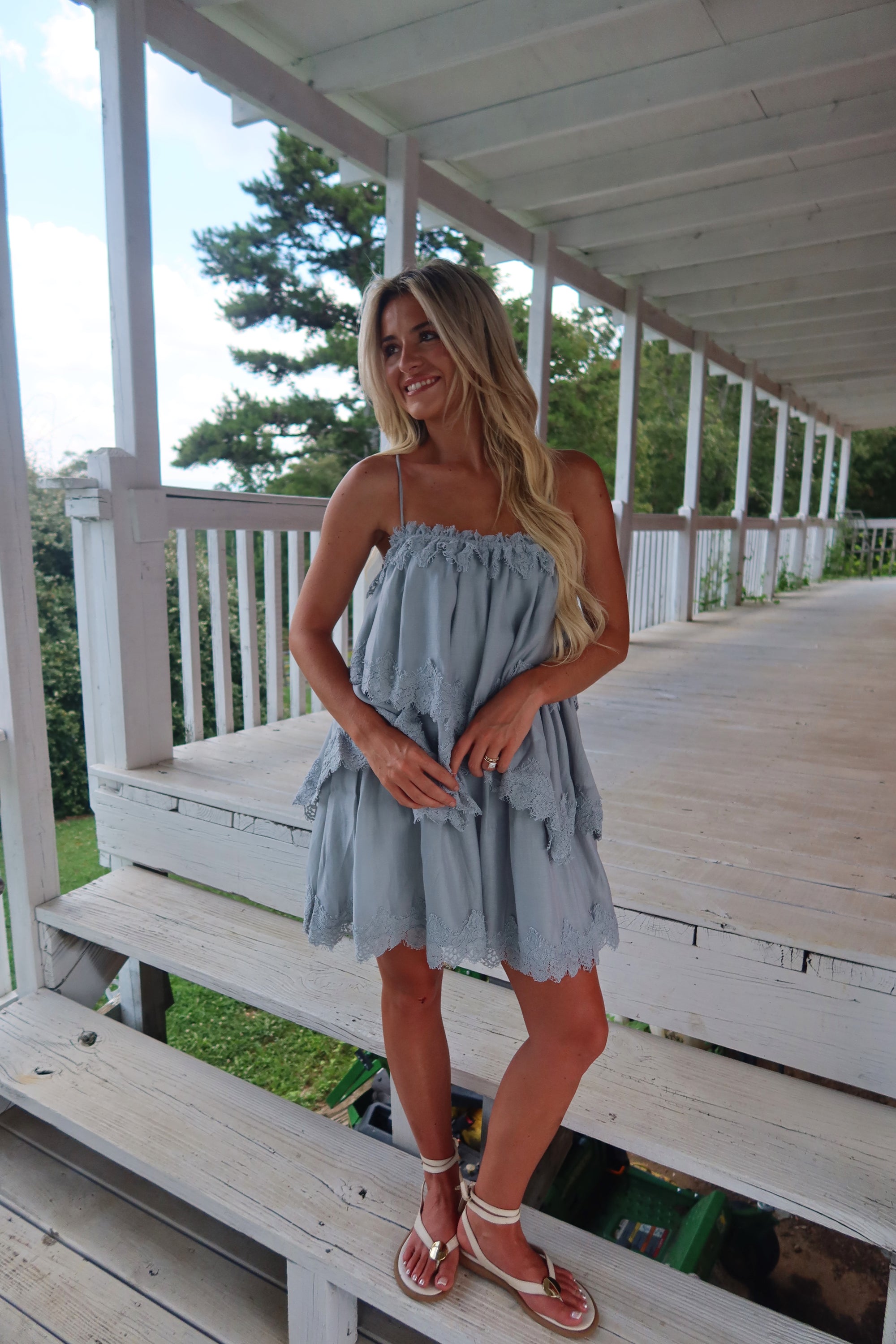 Brighton Tiered Mini Dress