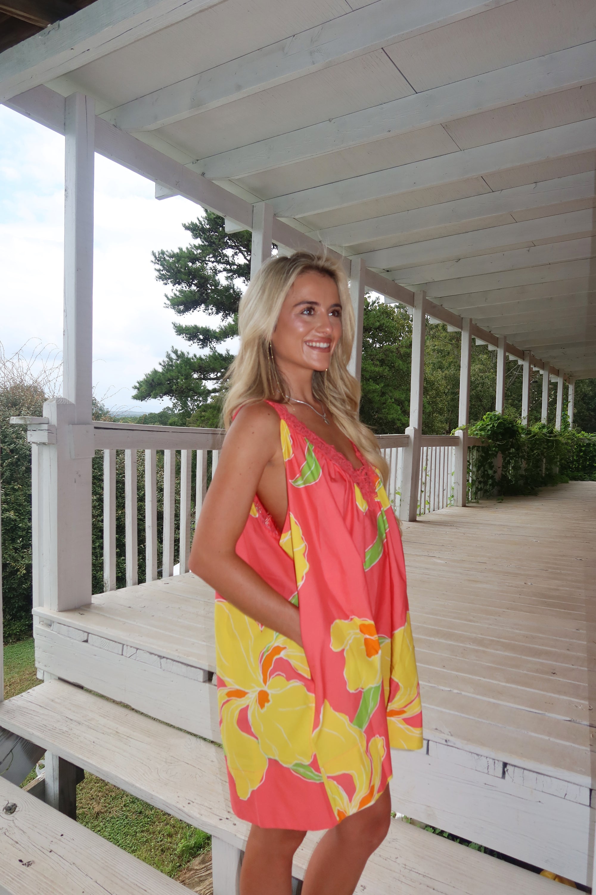 Sylvia Floral Swing Dress