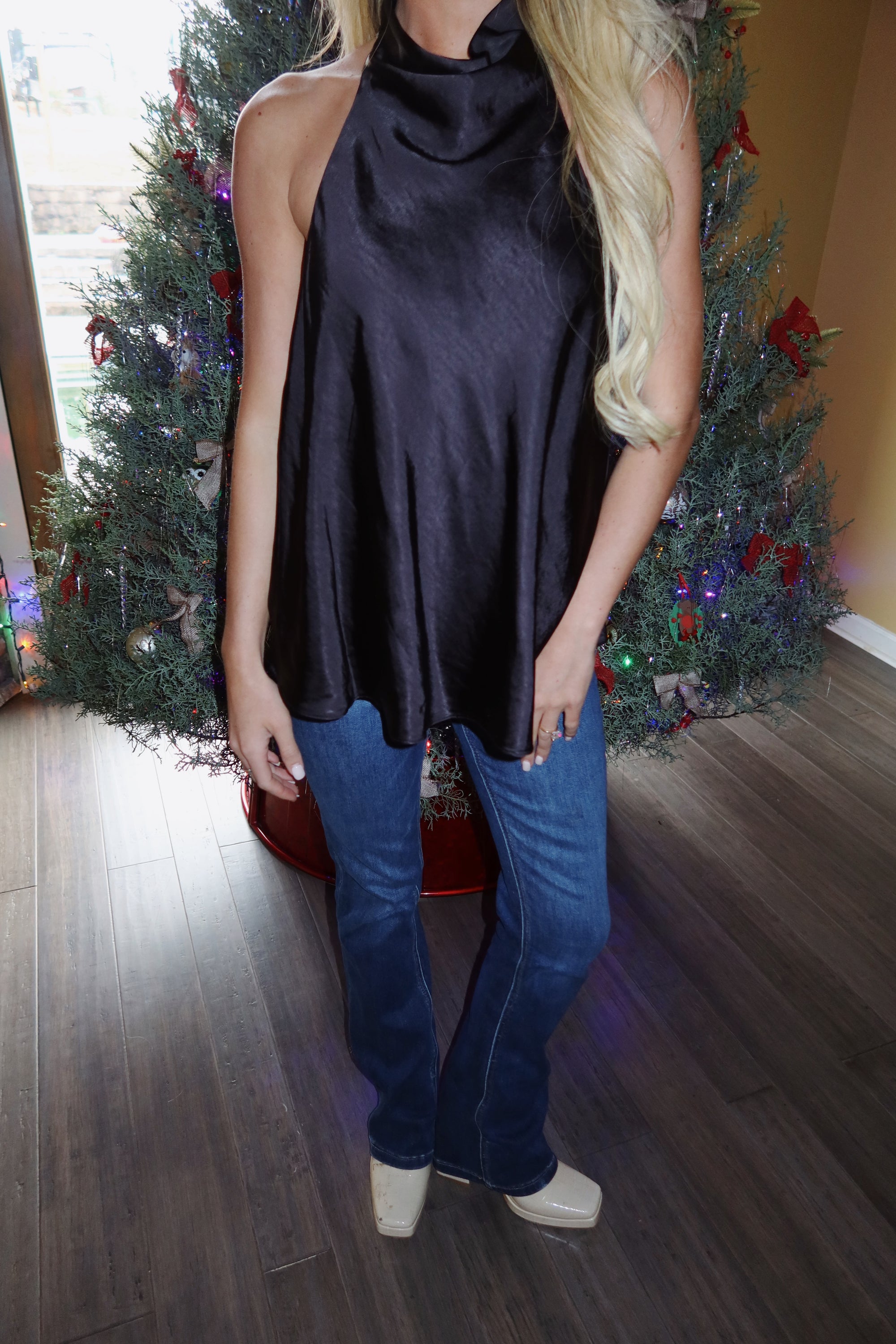 Midnight Halter Top