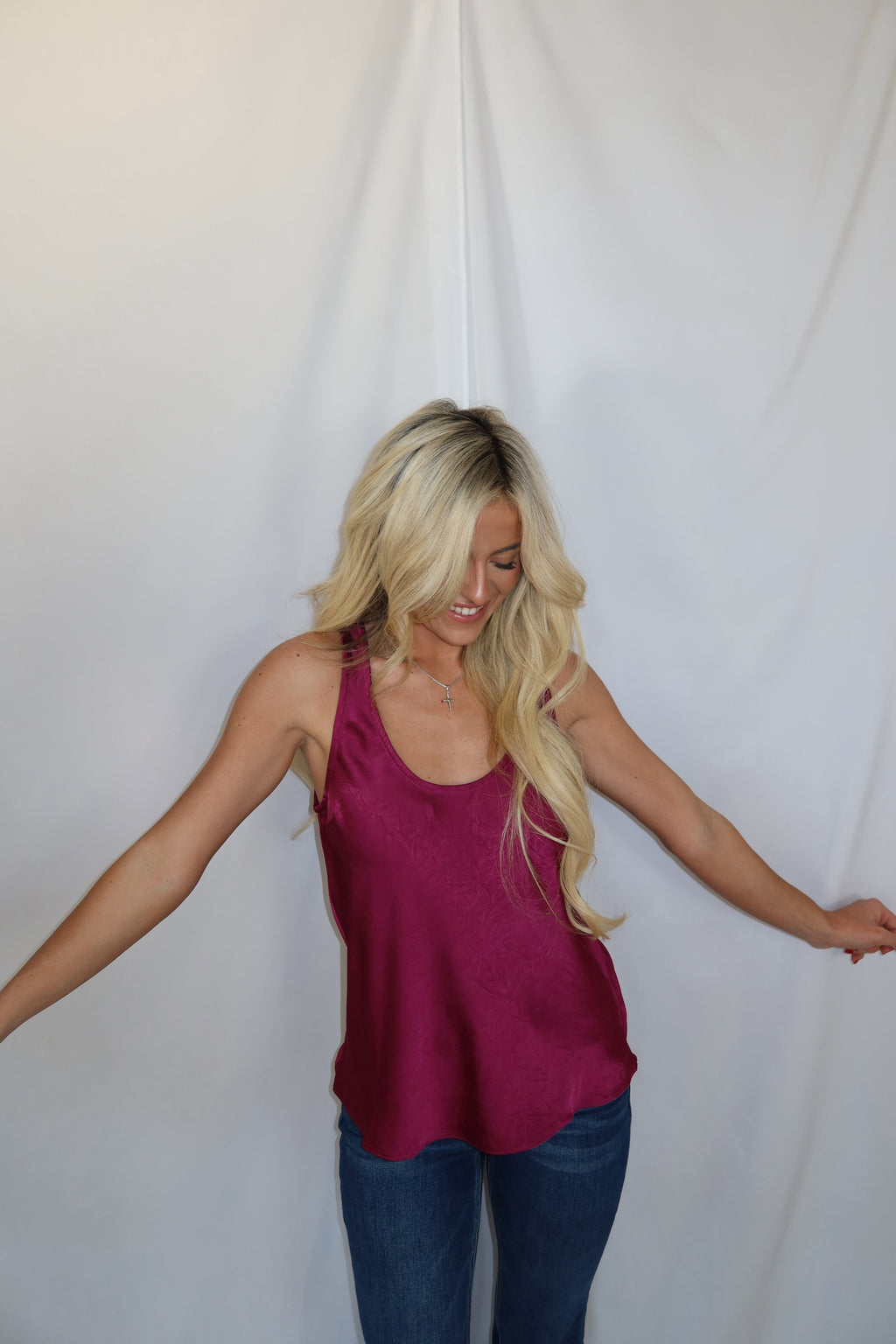 Bree Crushed Satin Top