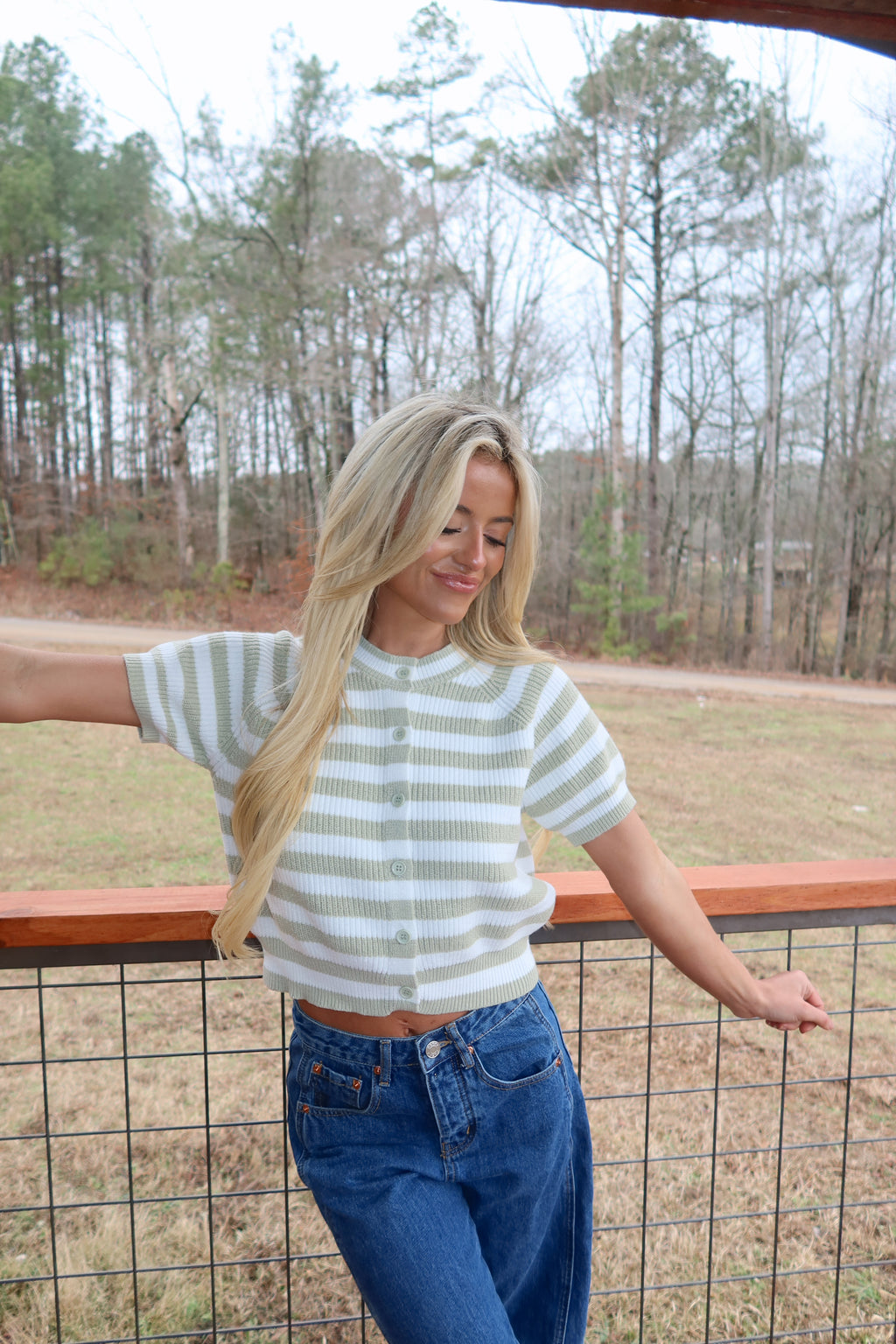 Winnie Stripe Cardigan