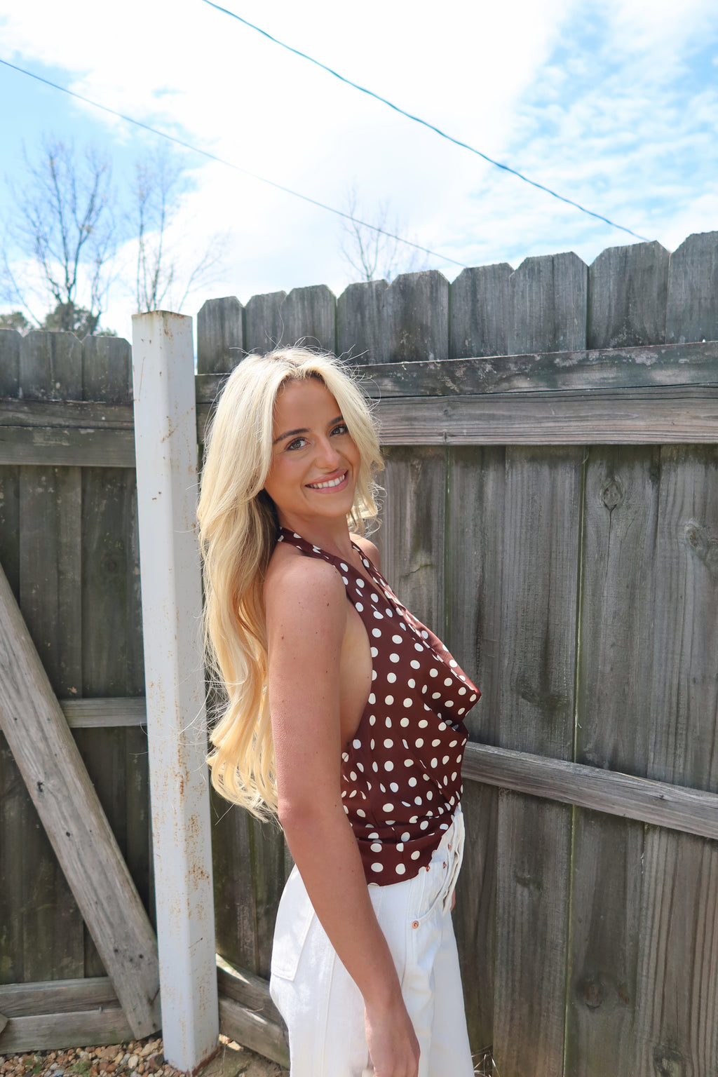 The Amalfi Dot Top