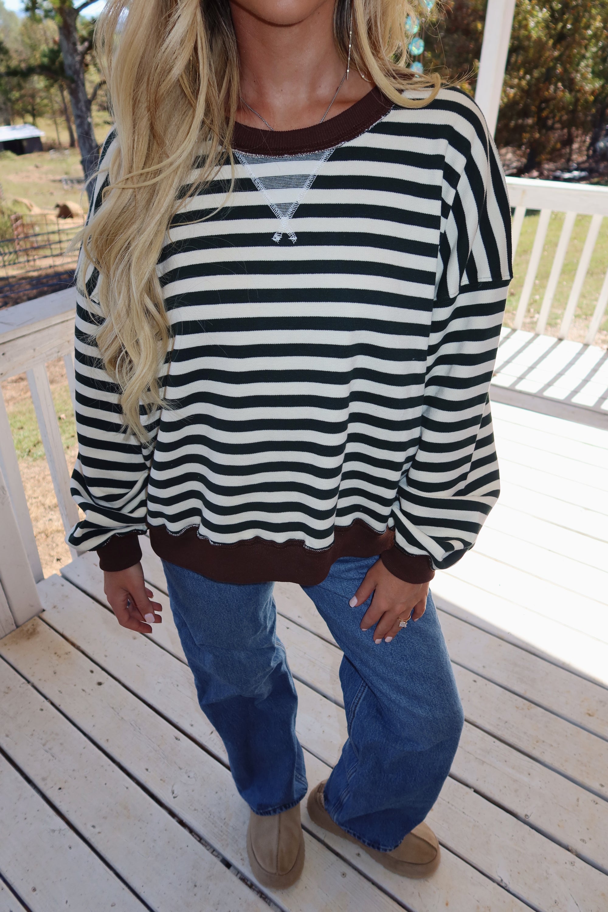 Blair Striped Pullover