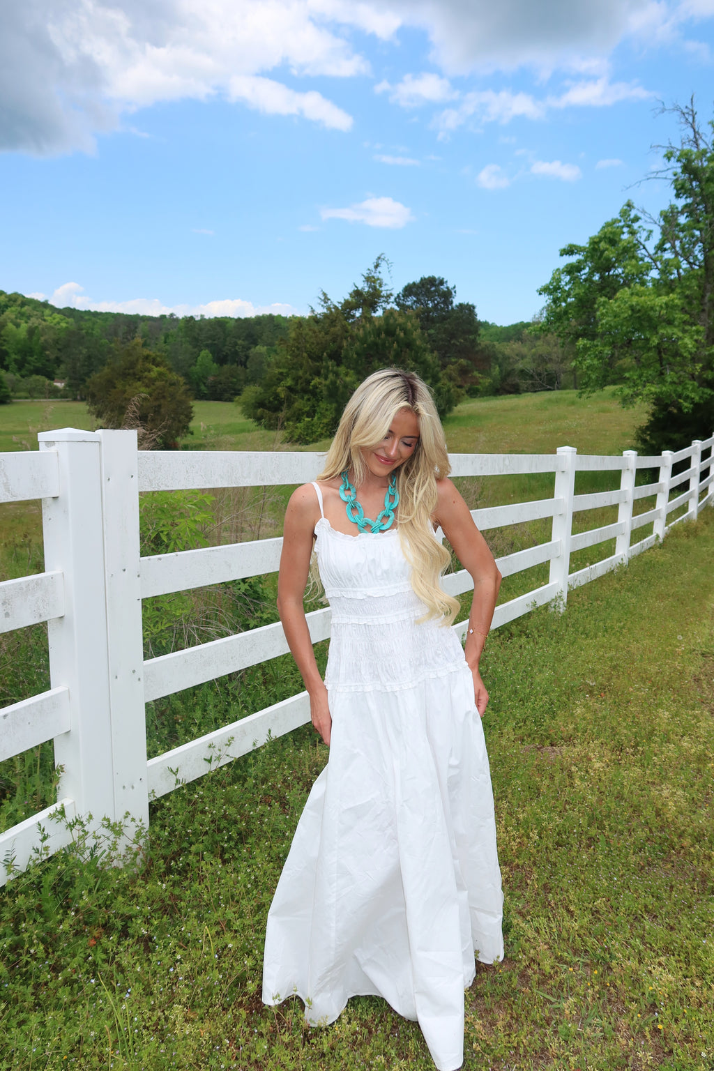 Marcie Smocked Maxi Dress