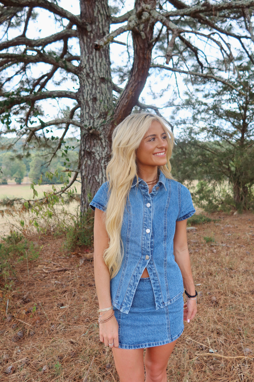 Autumn Blues Denim Set