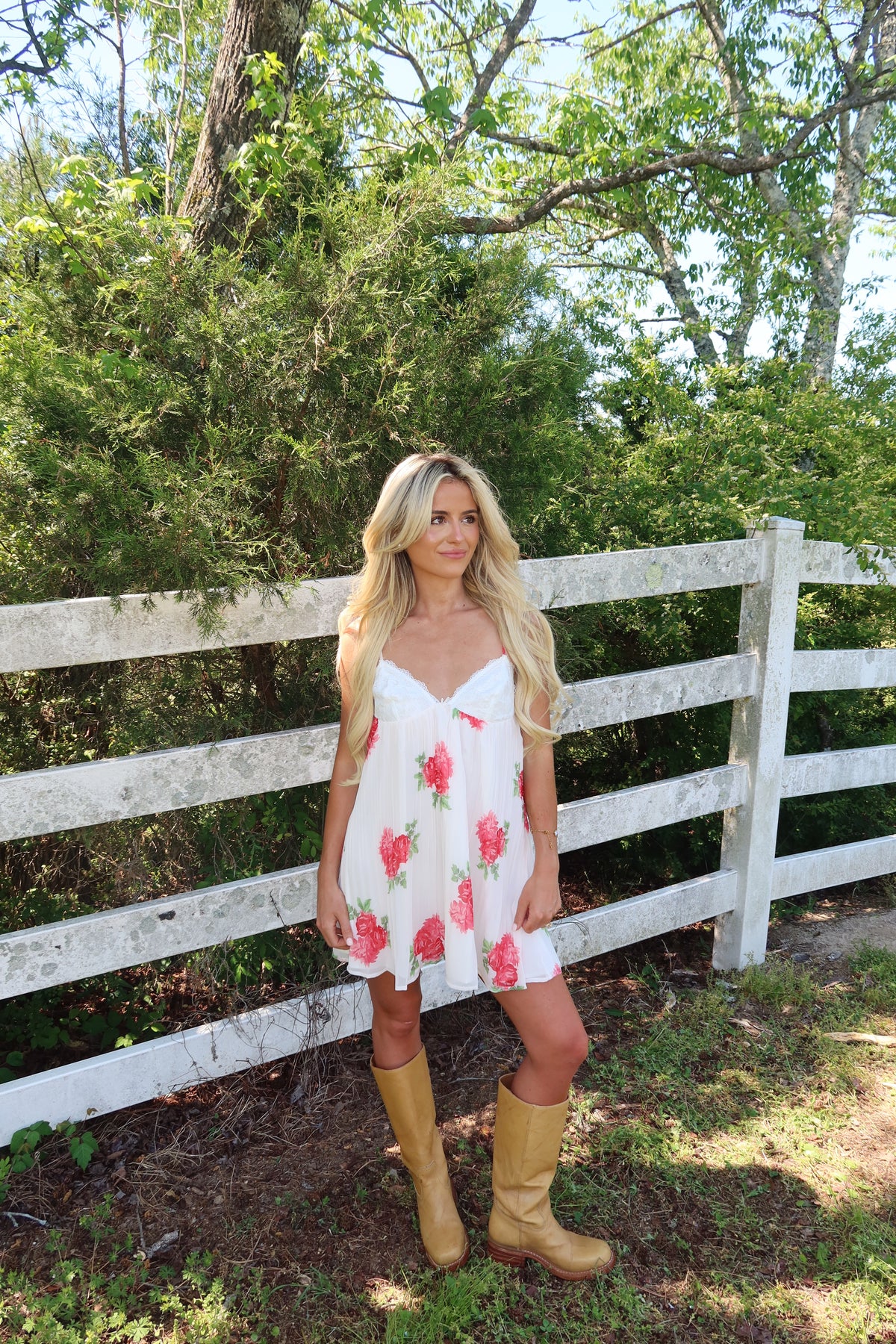 Adelaide Lace Layered Swing Dress