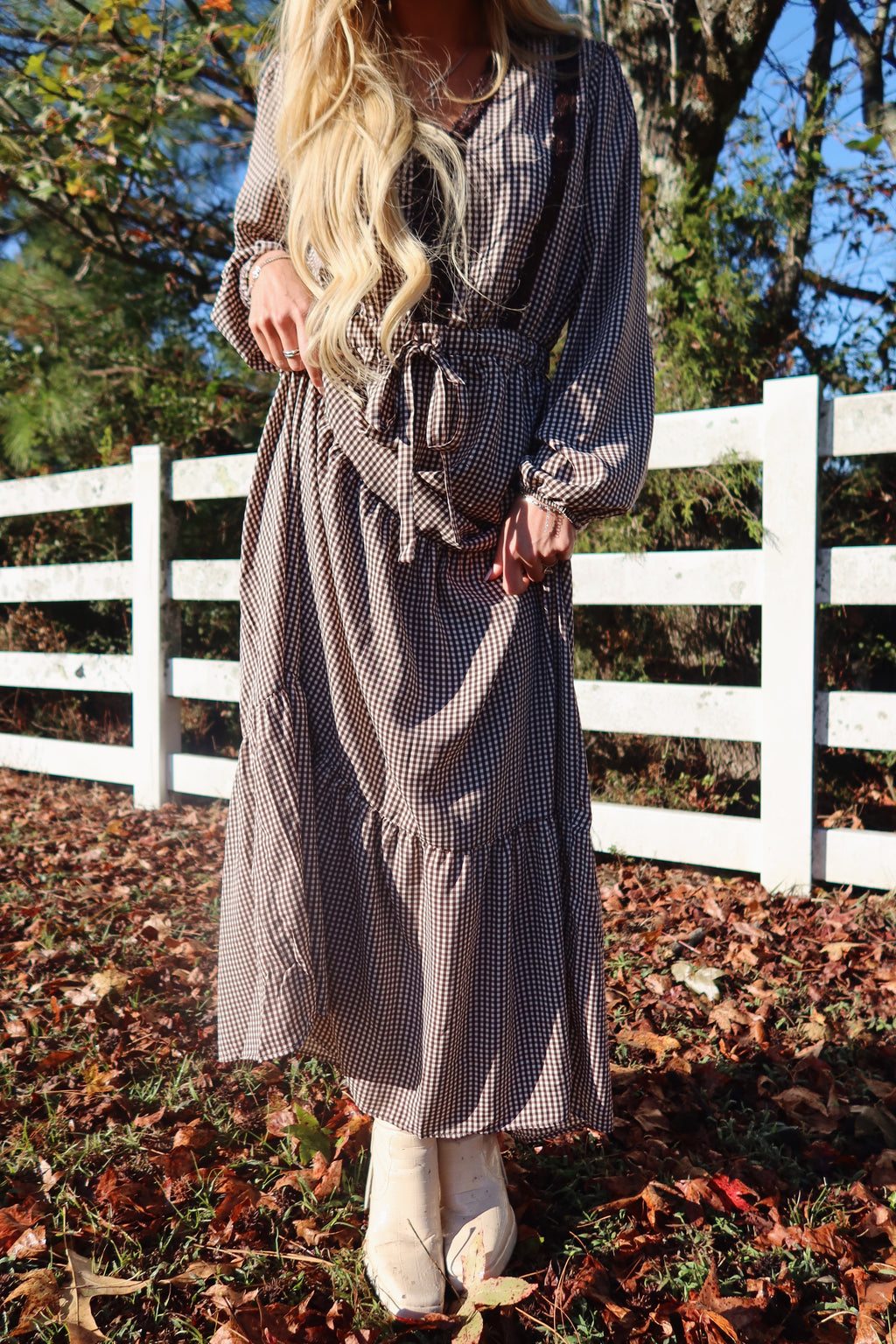 The Sable Check Dress