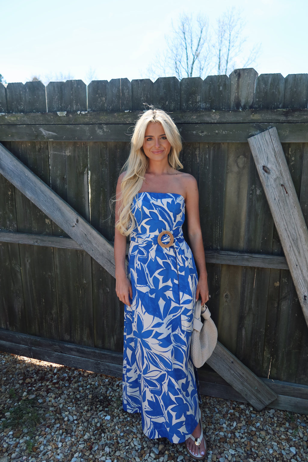 Mykonos Belted Maxi Dress