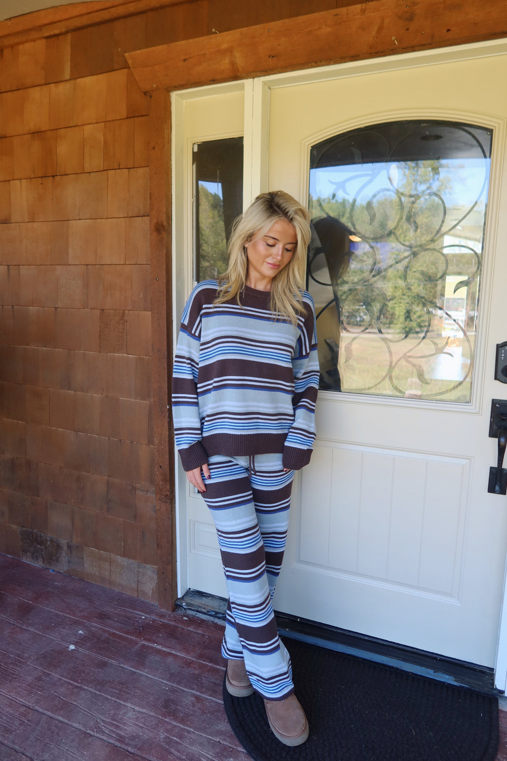 Cabin Fever Striped Pants Set