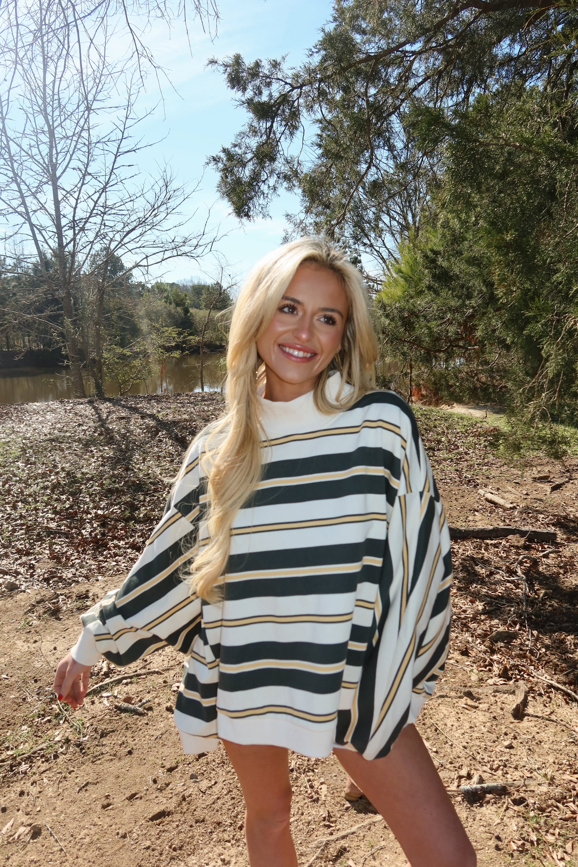 Varsity Mock Neck (Green)