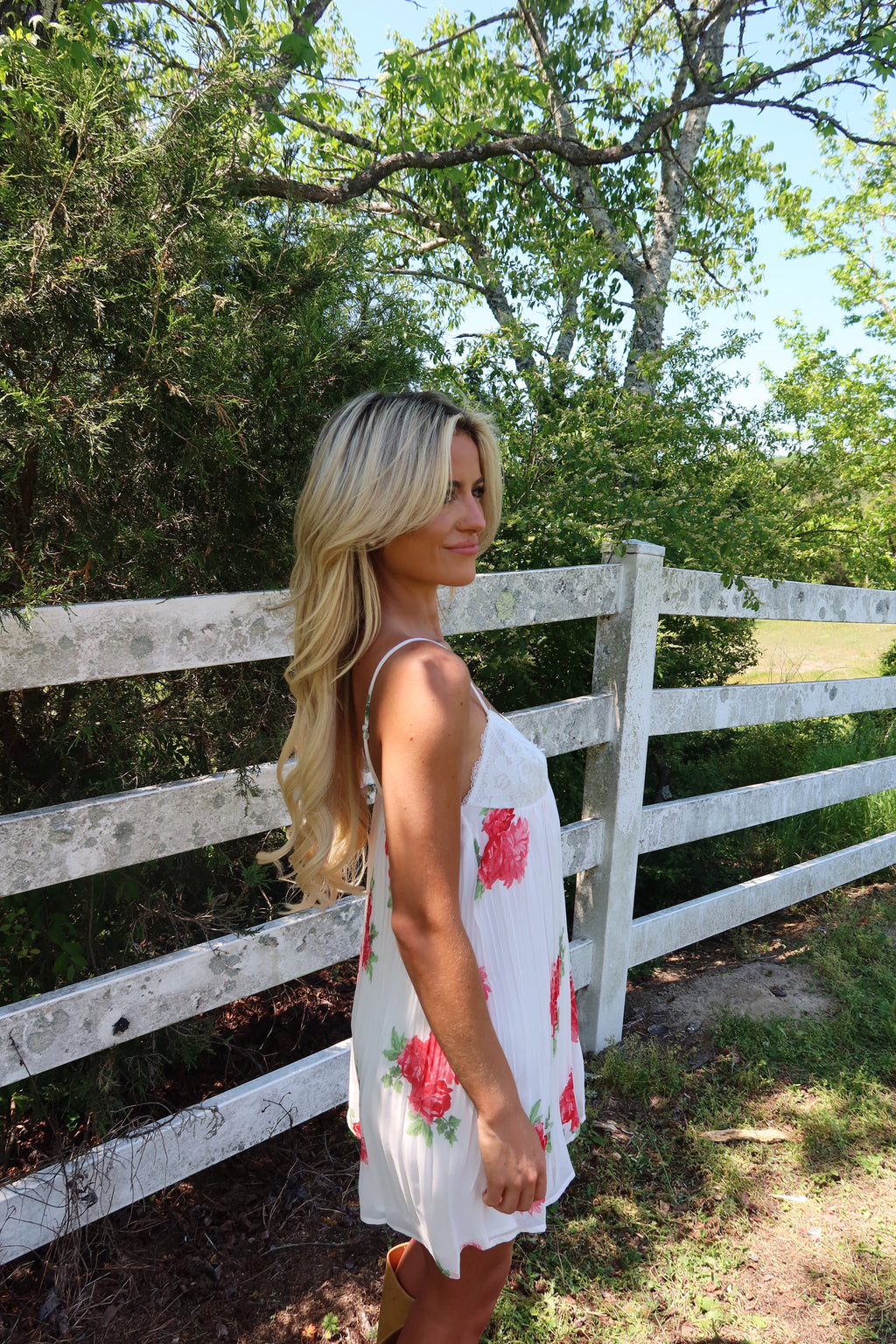 Adelaide Lace Layered Swing Dress