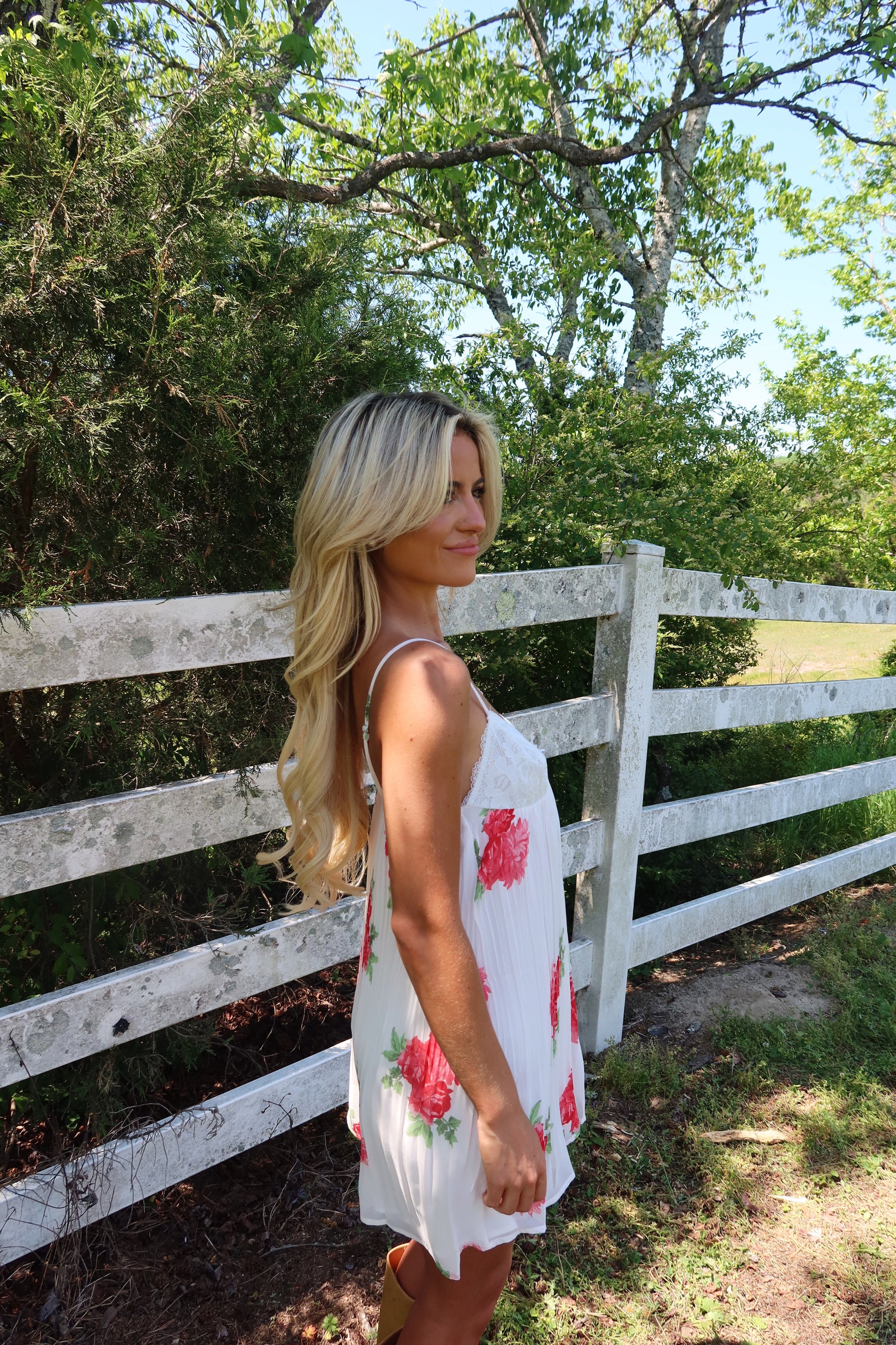 Adelaide Lace Layered Swing Dress