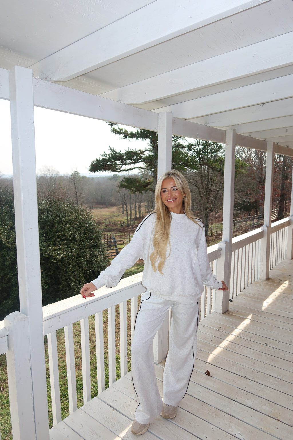 Morning Fog Straight Leg Pants