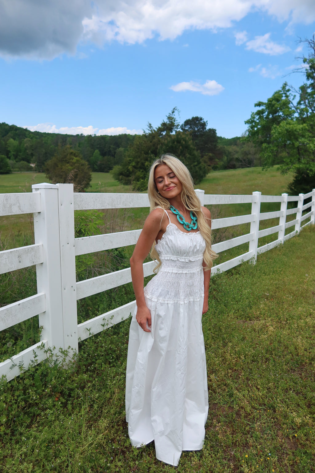 Marcie Smocked Maxi Dress