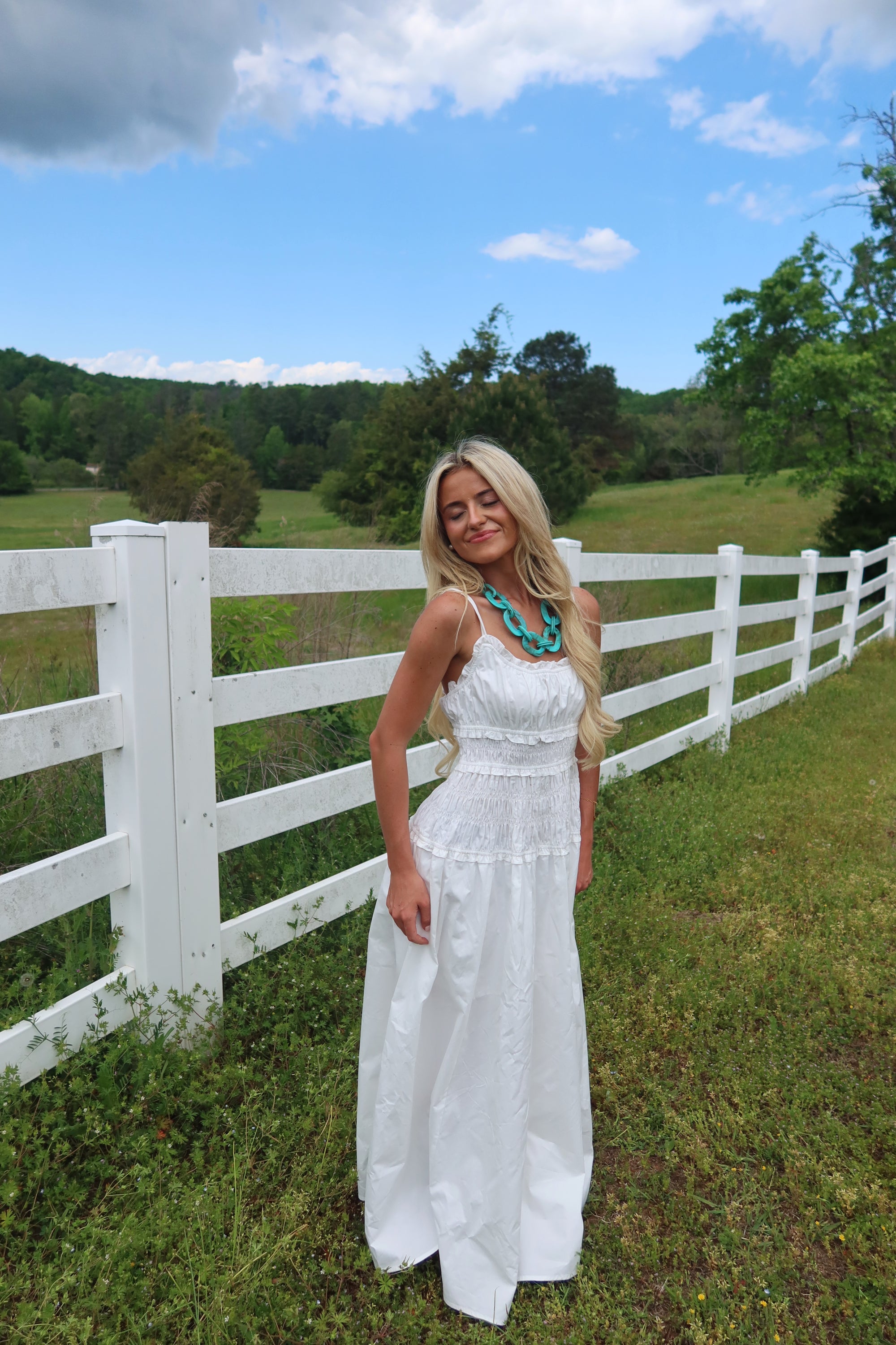 Marcie Smocked Maxi Dress