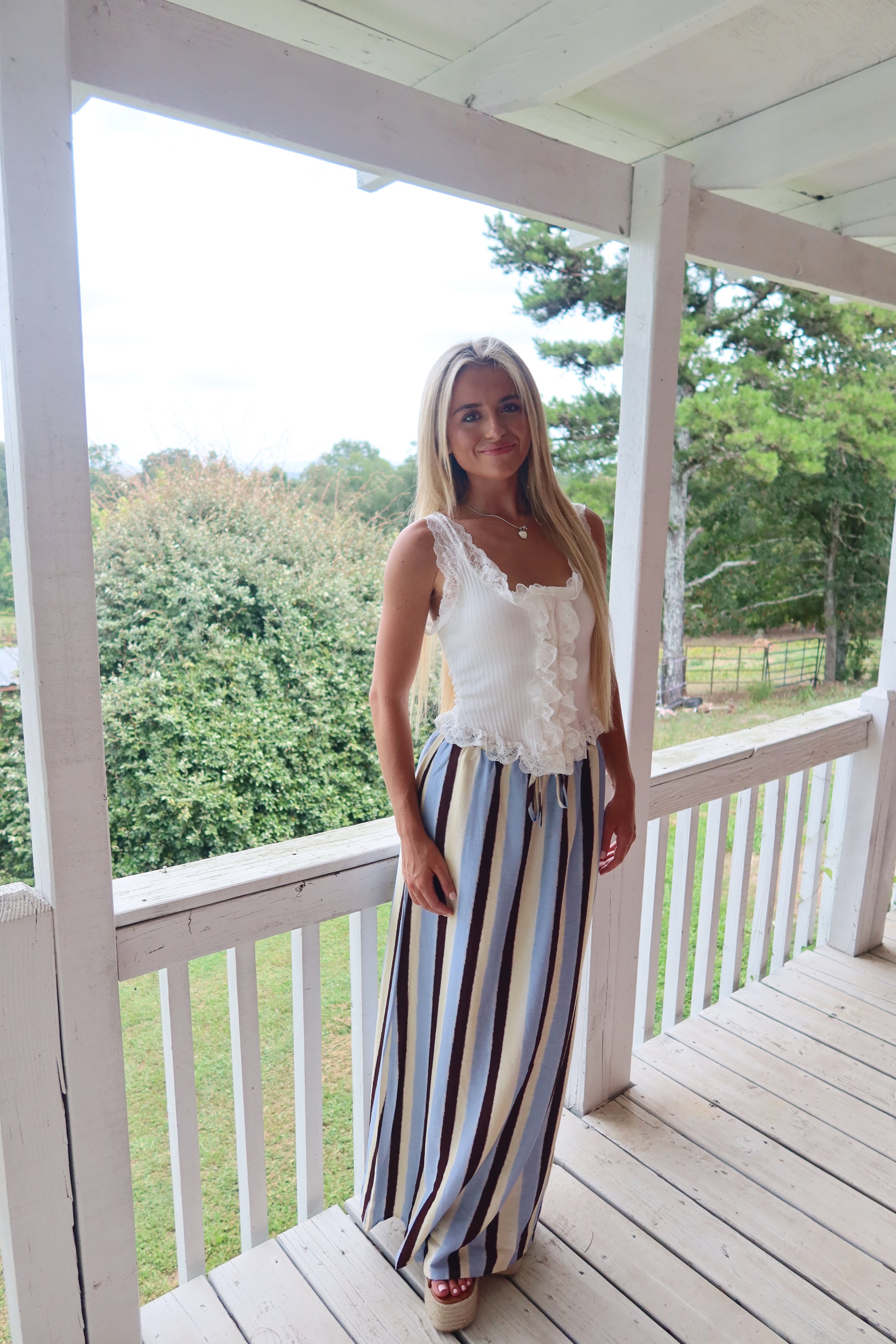 Retro Avenue Maxi Skirt
