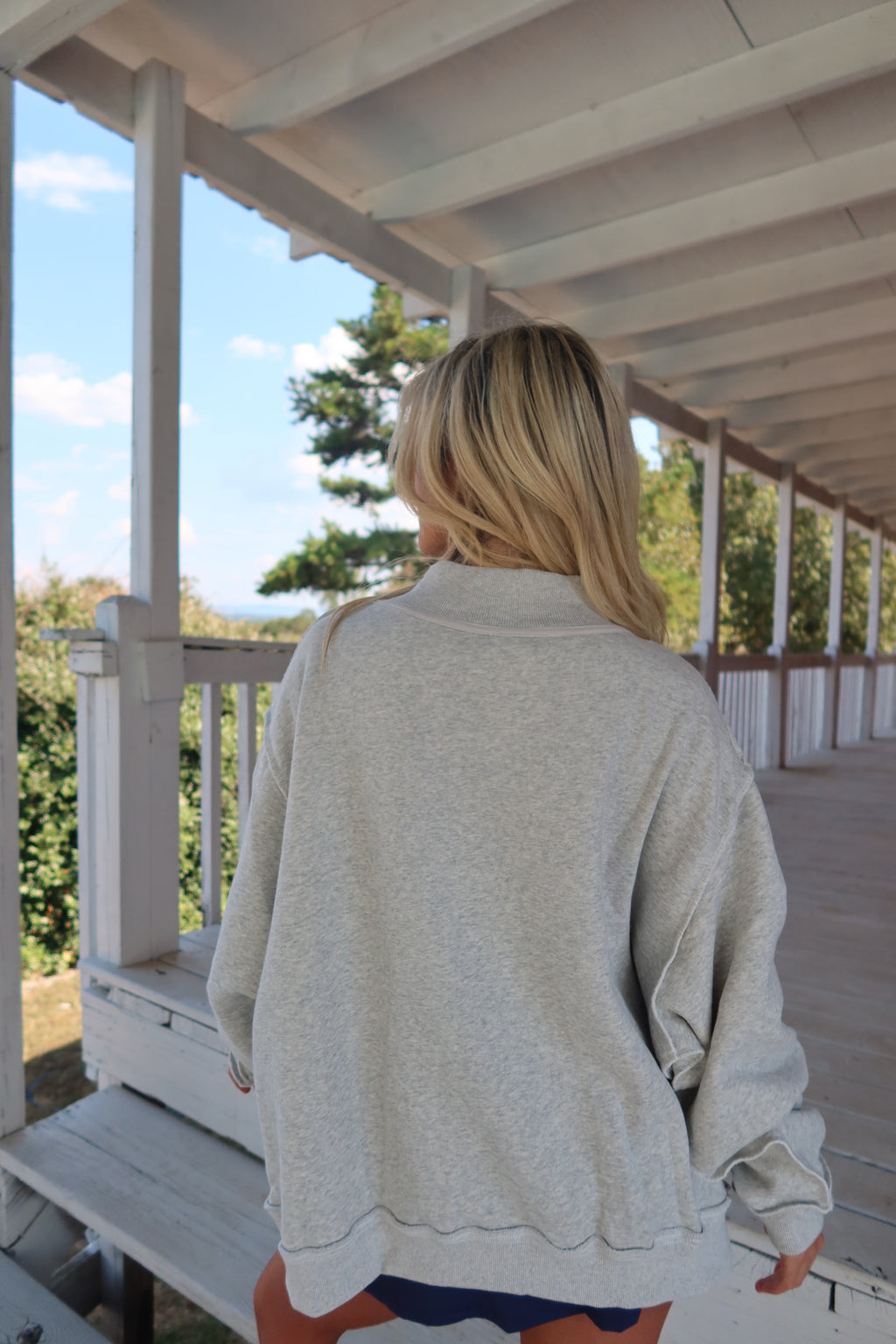 Gameday Mock Neck 'Georgia & GA'