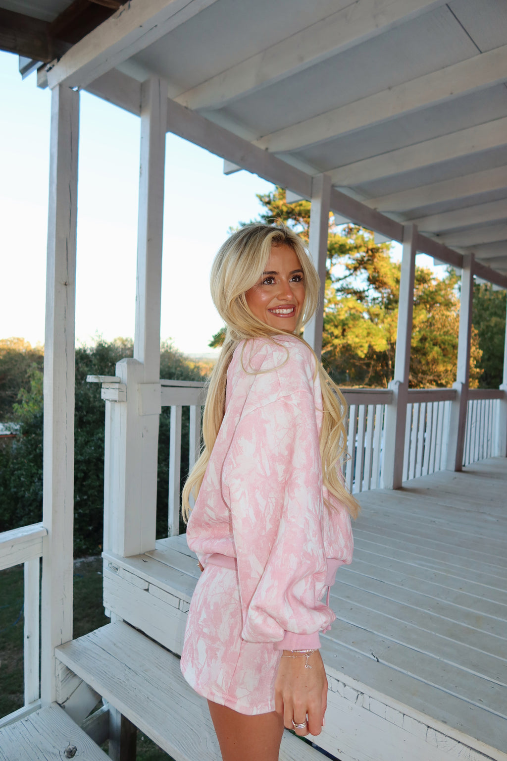 Woodland Camo Sweatshirt (PINK)