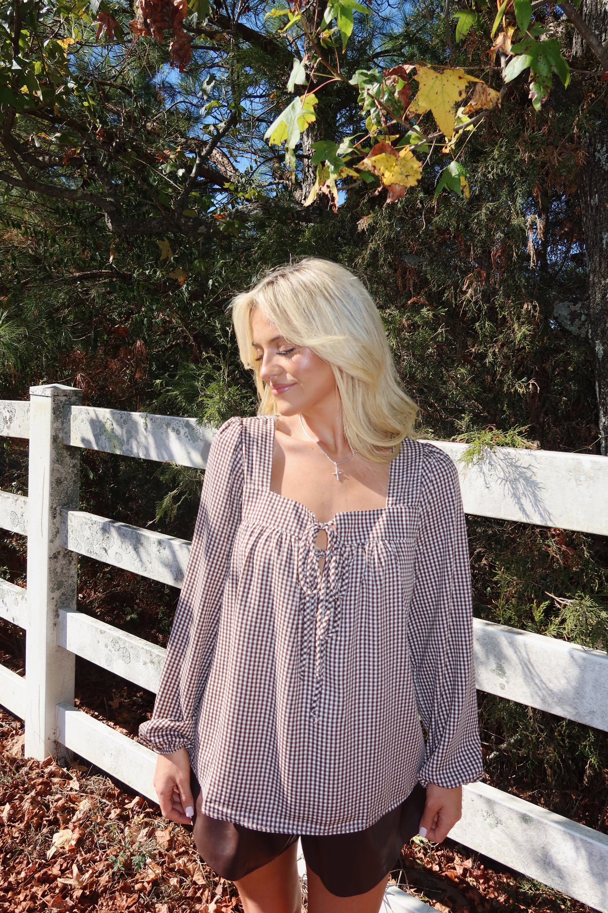 Scarlett Gingham Blouse