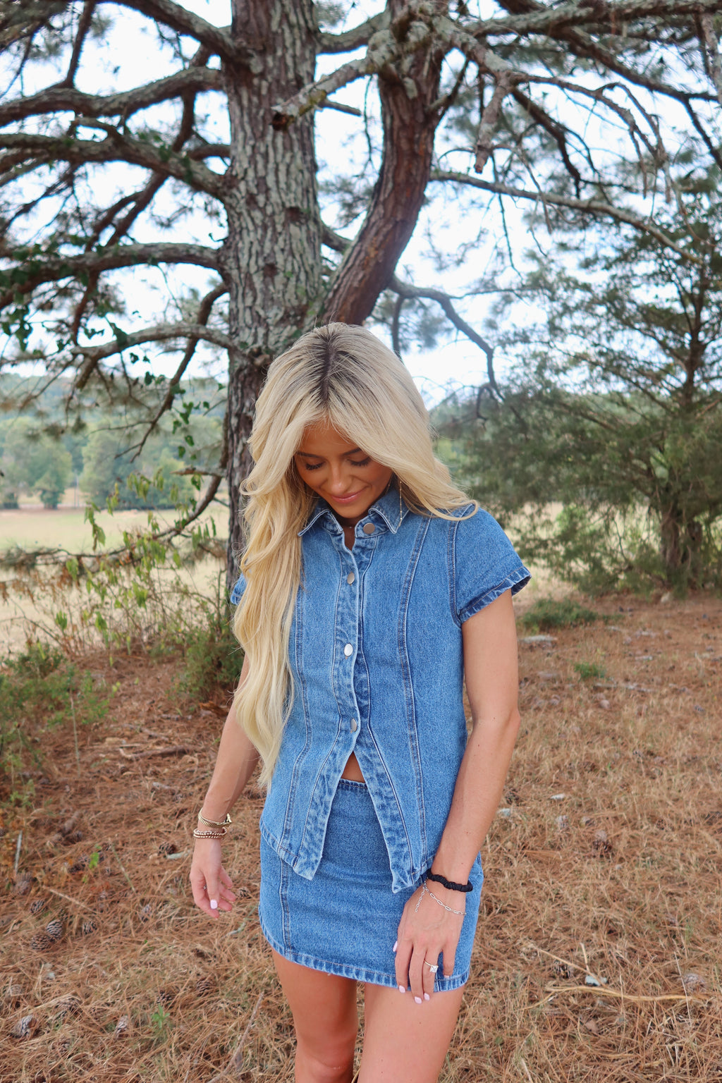 Autumn Blues Denim Set