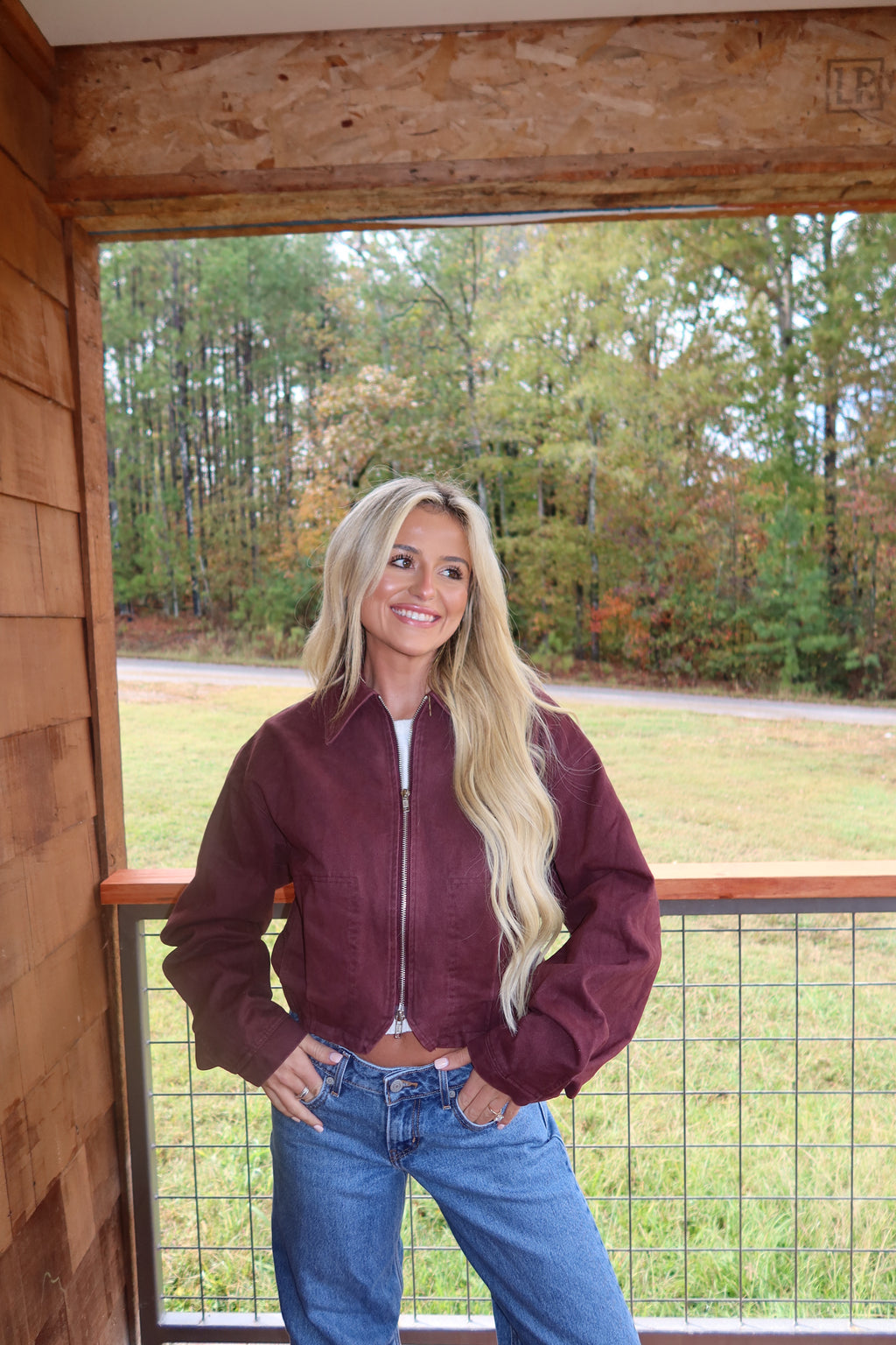 Midnight Merlot Bomber Jacket