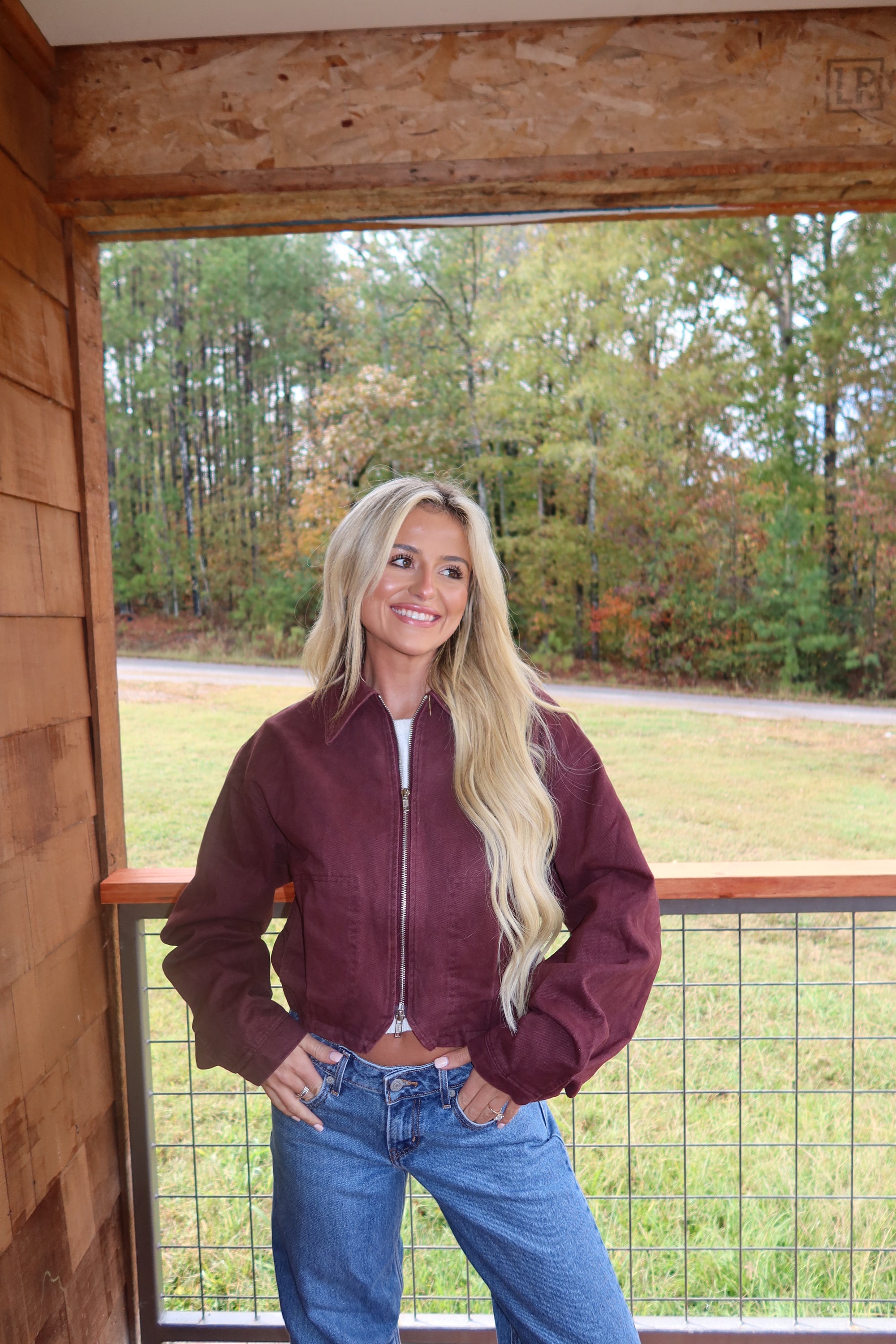 Midnight Merlot Bomber Jacket