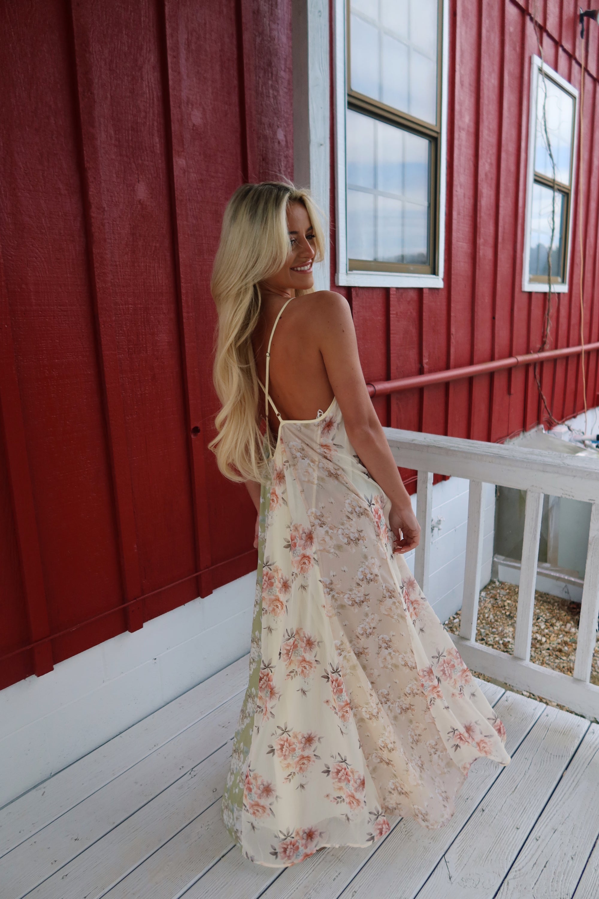 The Lila Garden Maxi