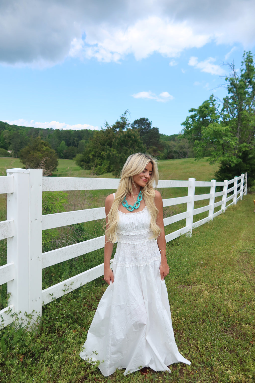 Marcie Smocked Maxi Dress