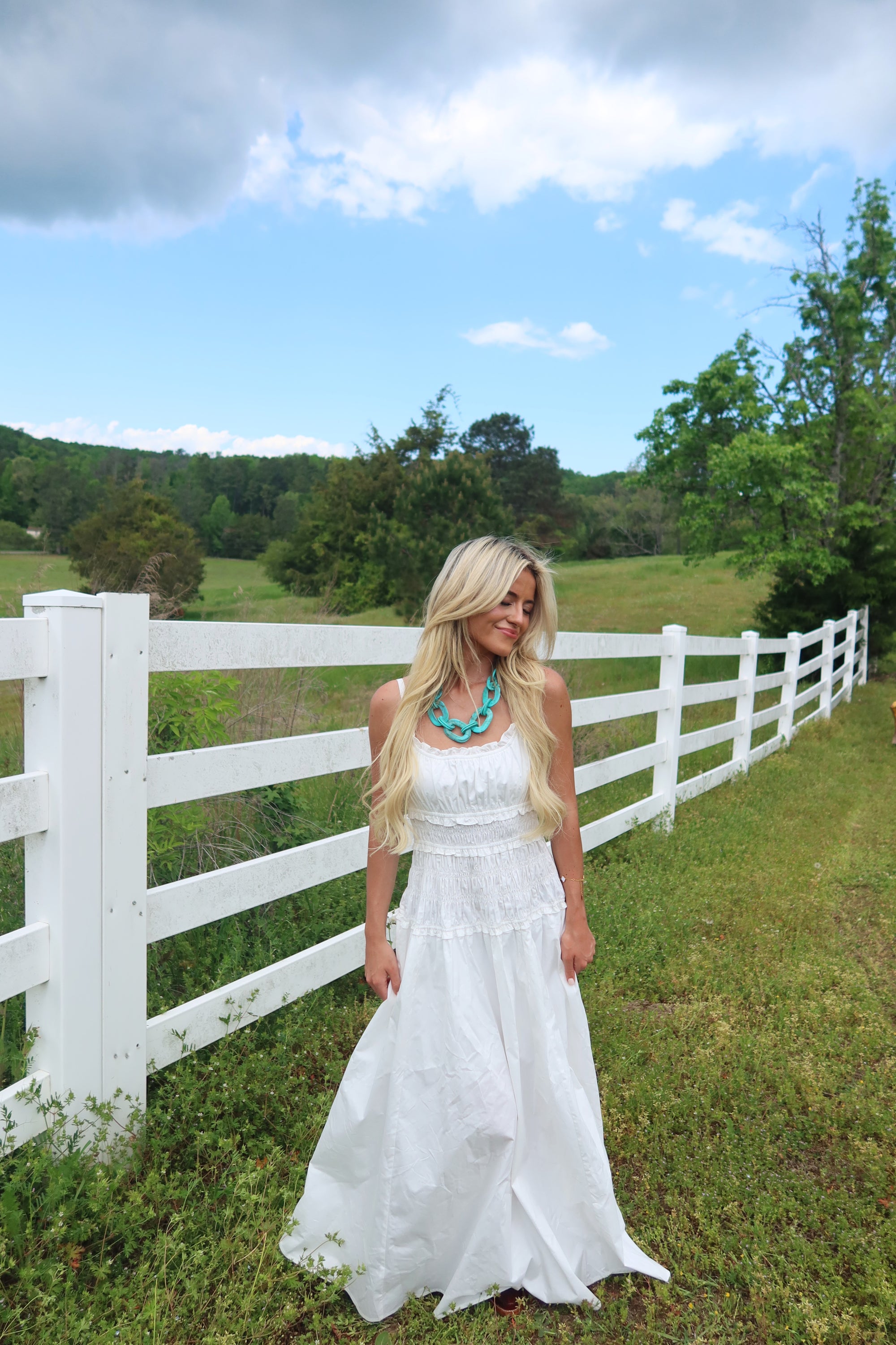 Marcie Smocked Maxi Dress