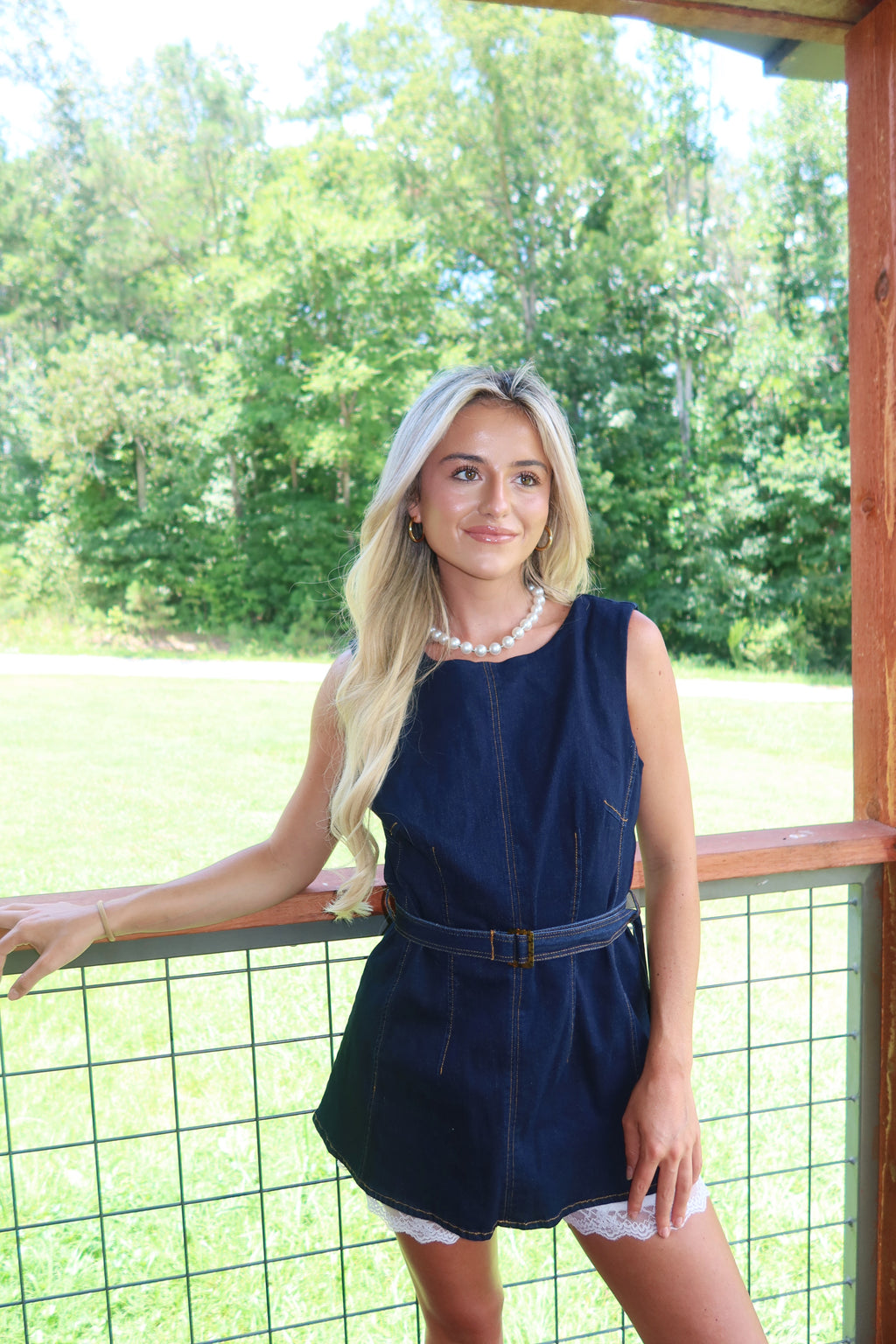 Sutton Denim Top
