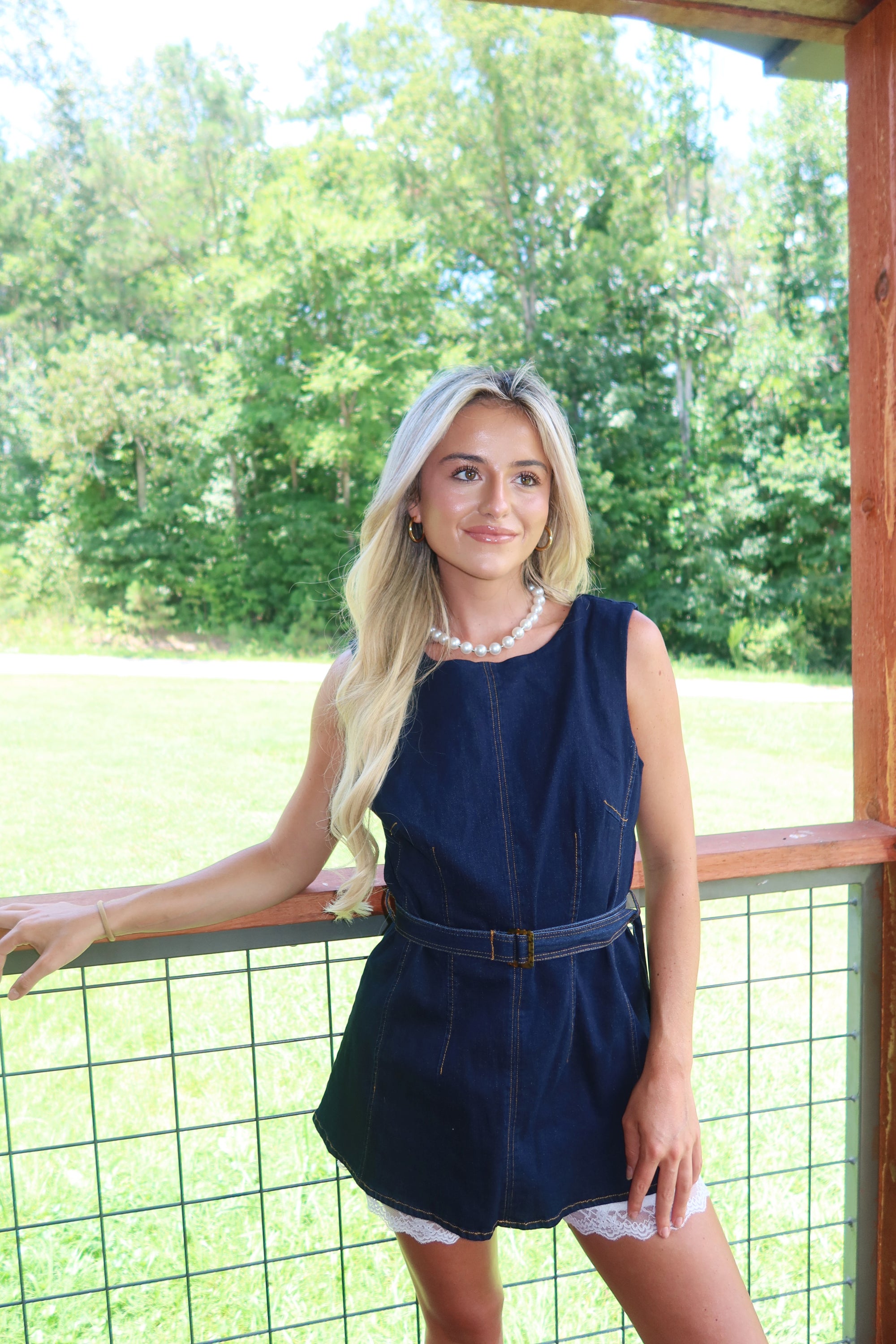 Sutton Denim Top