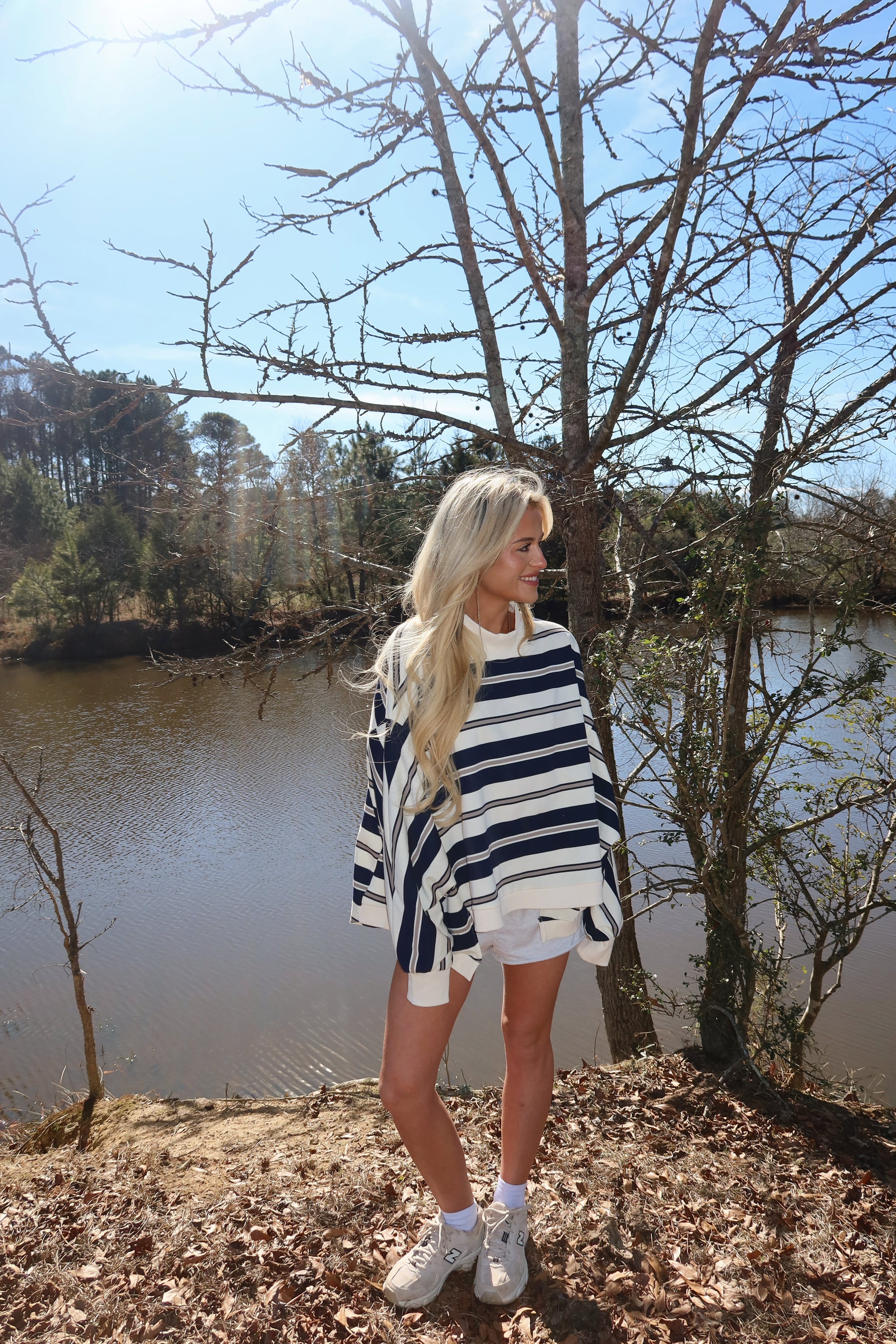 Varsity Mock neck (Navy)