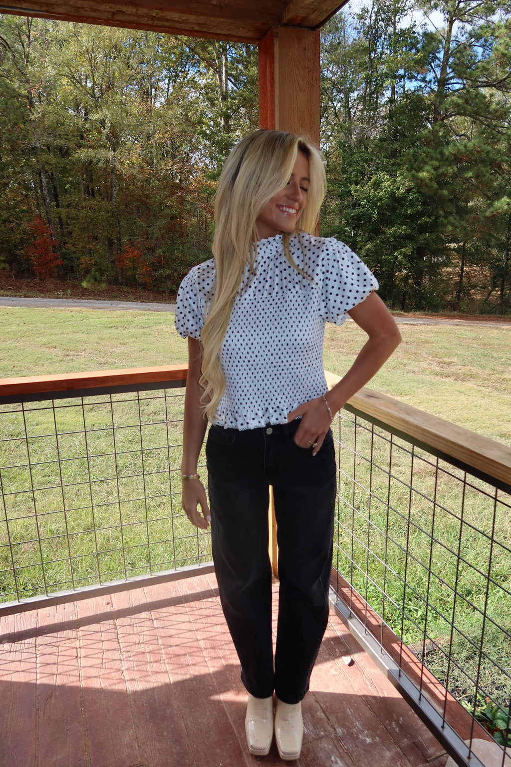 The Parisian Dot Top
