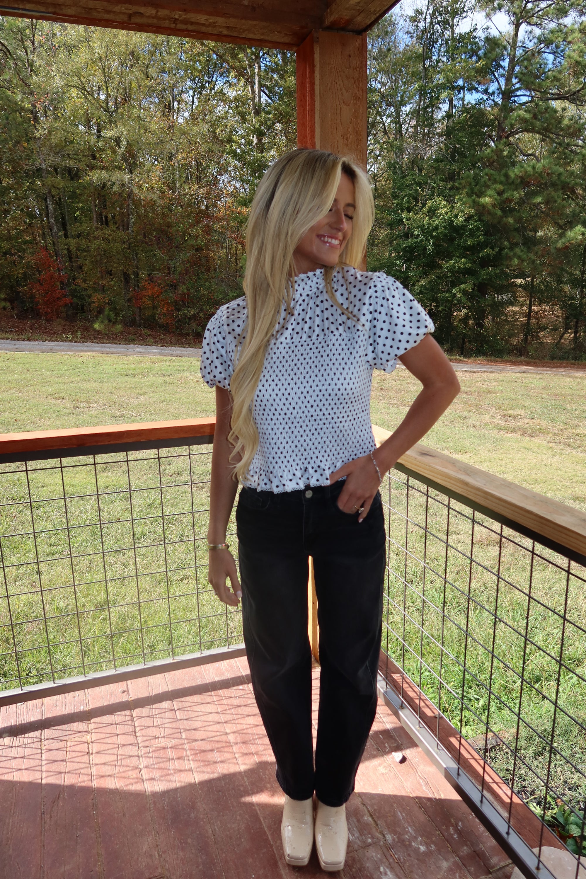The Parisian Dot Top