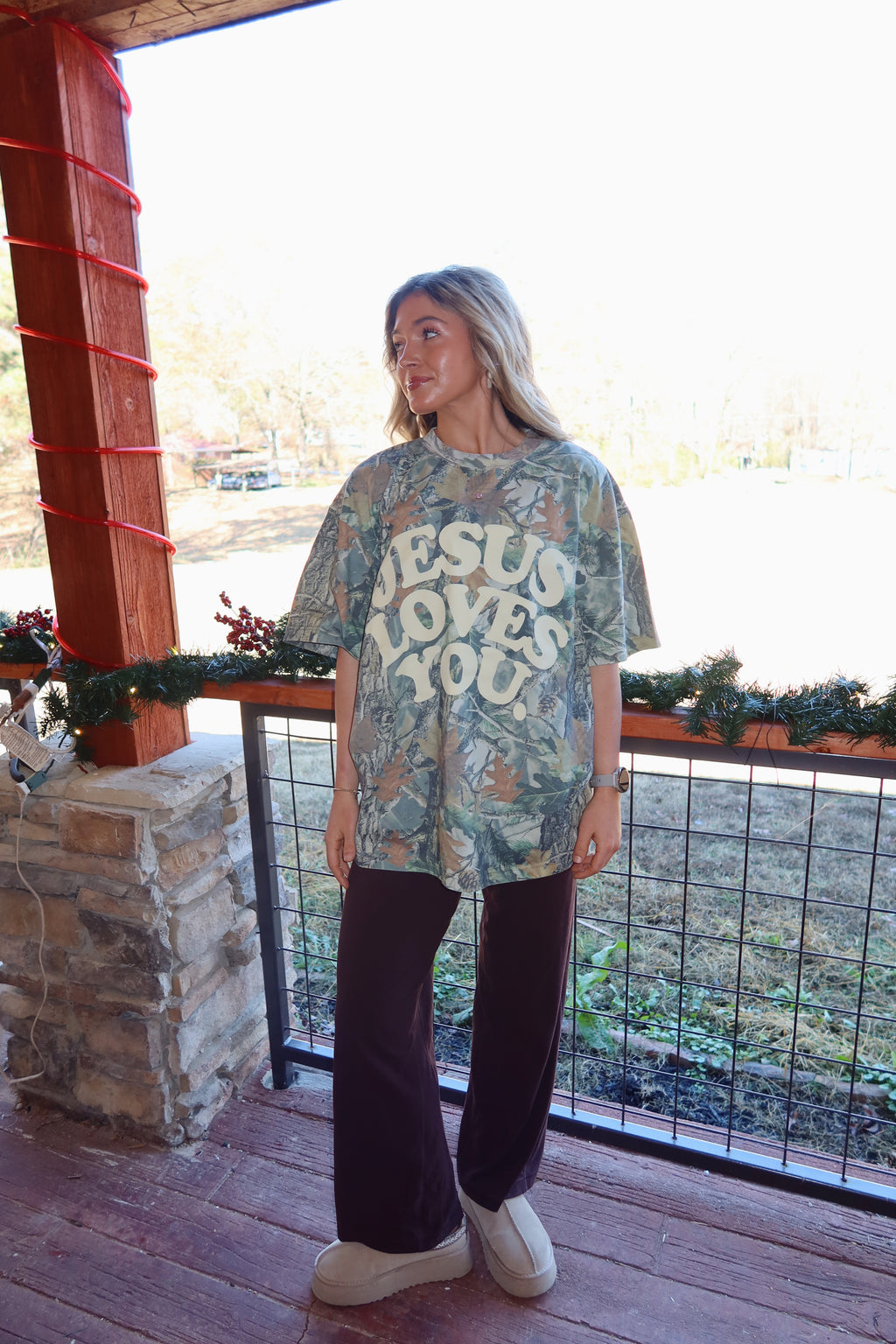 JESUS LOVES YOU Camo Tee