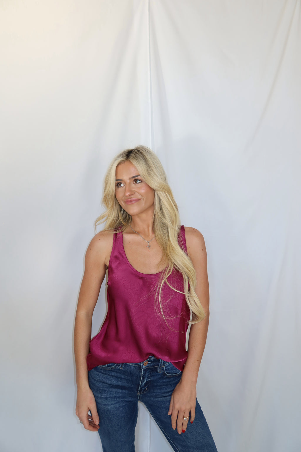 Bree Crushed Satin Top