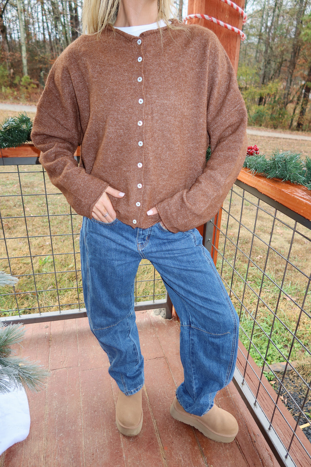 Clara Cardigan (Brown)