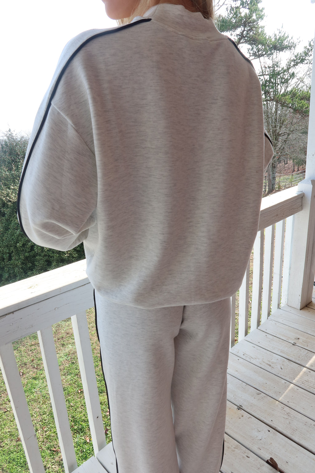 Morning Fog Mock neck