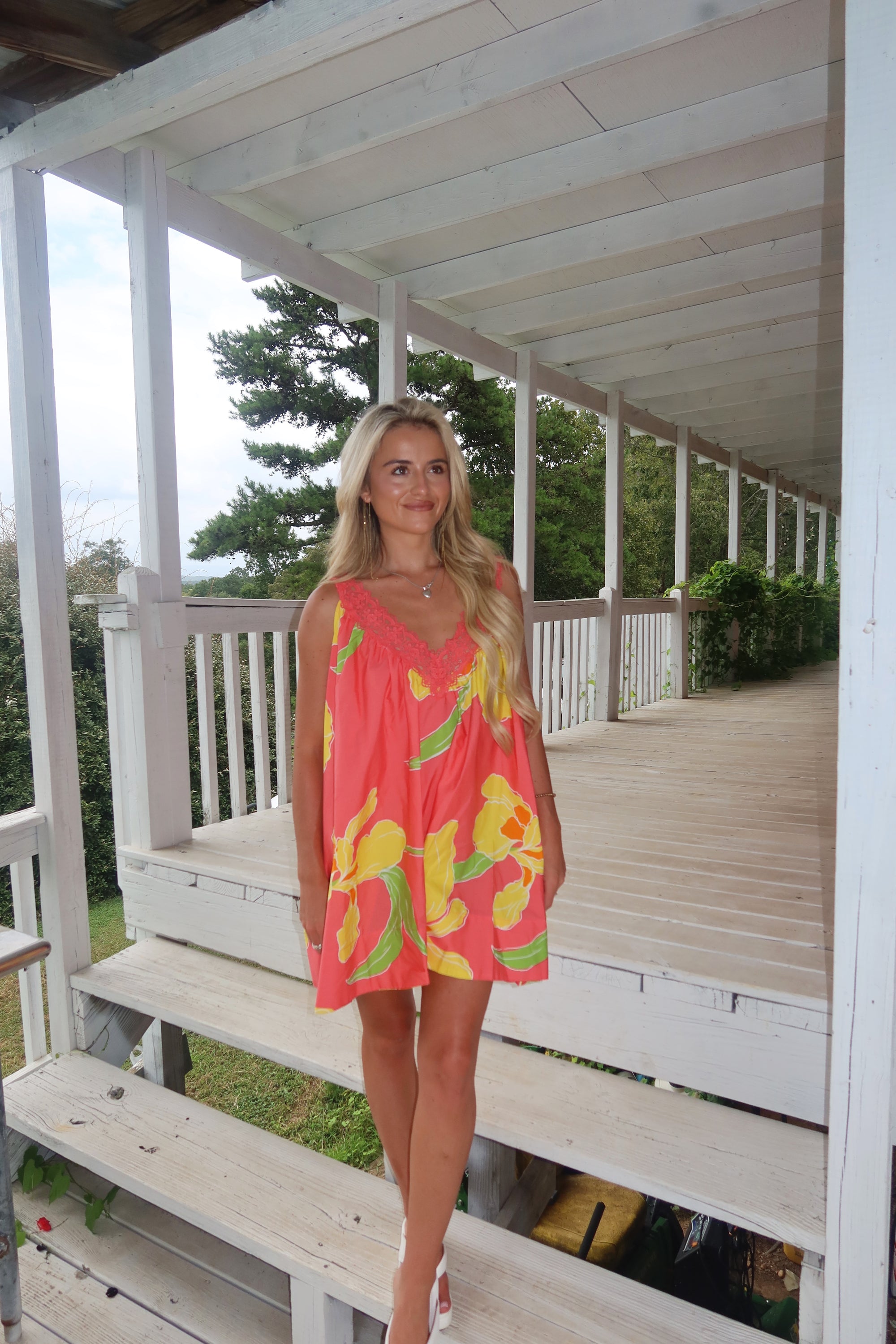 Sylvia Floral Swing Dress