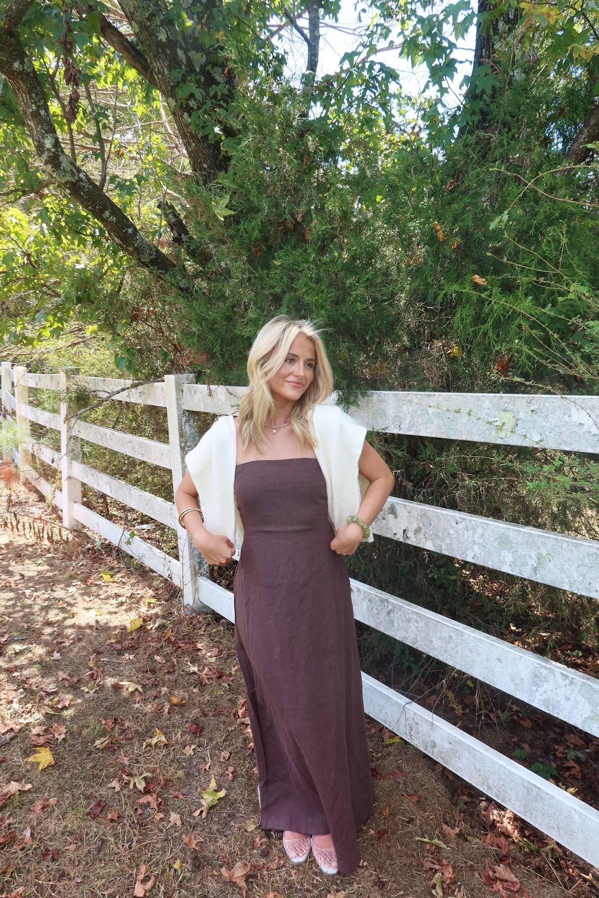 Iris Linen Maxi Dress