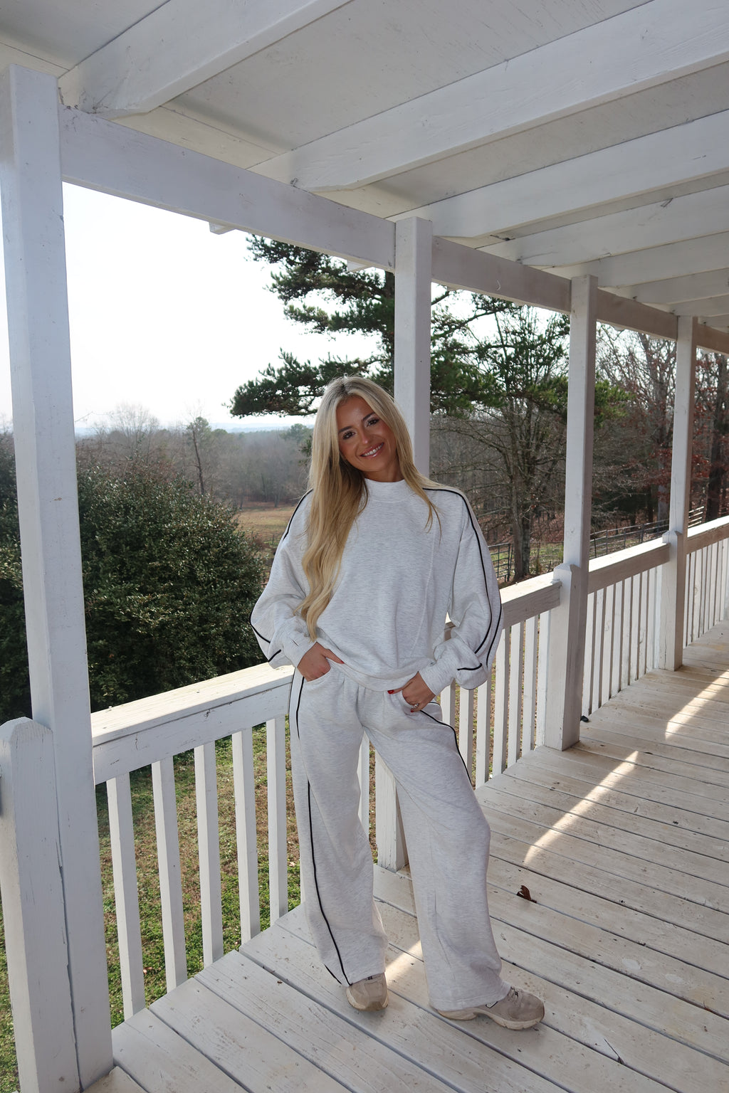 Morning Fog Straight Leg Pants