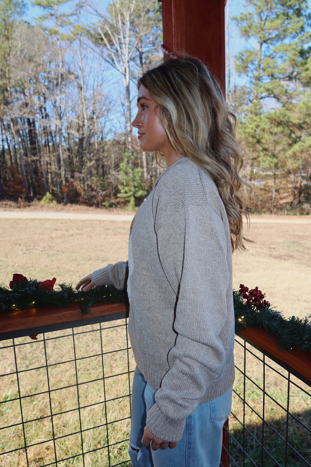Teddy Bear Knit Sweater