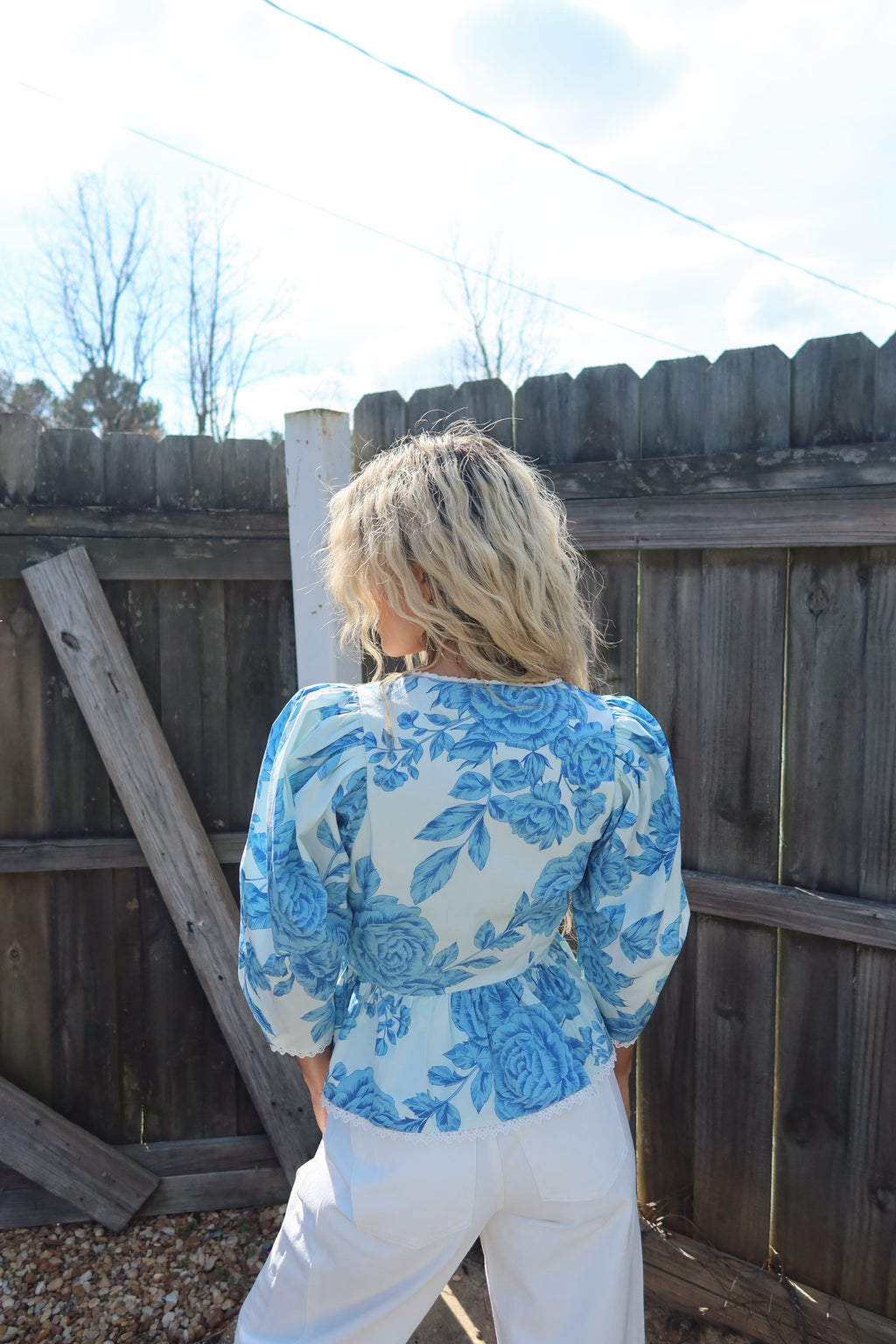 Ana Floral Puff Sleeve Blouse