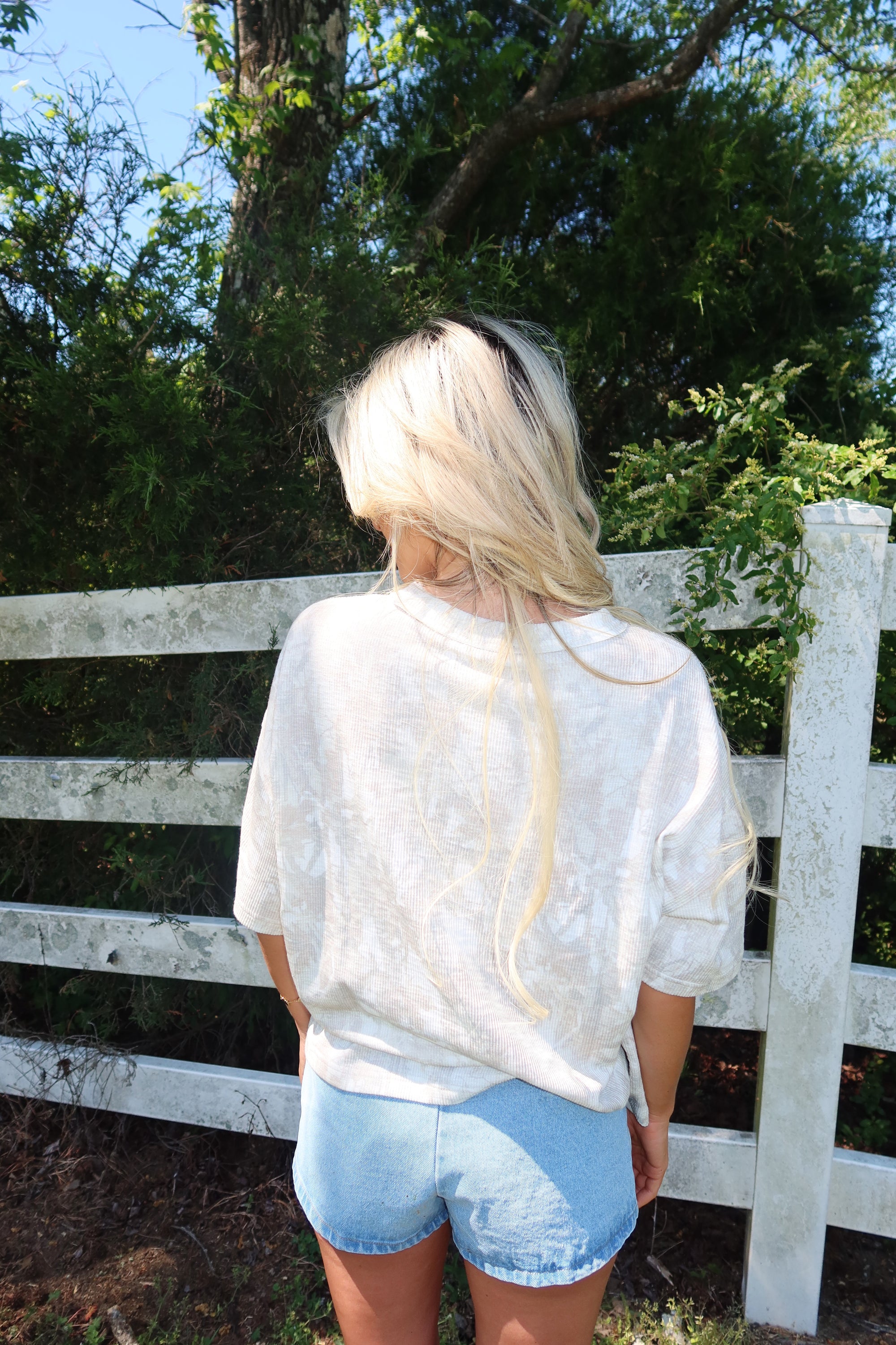 Ribbed Camo Tee