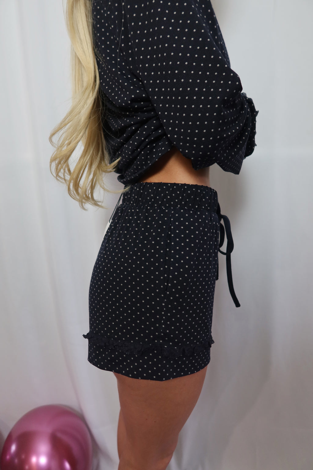 Be Mine PJ Set (NAVY)