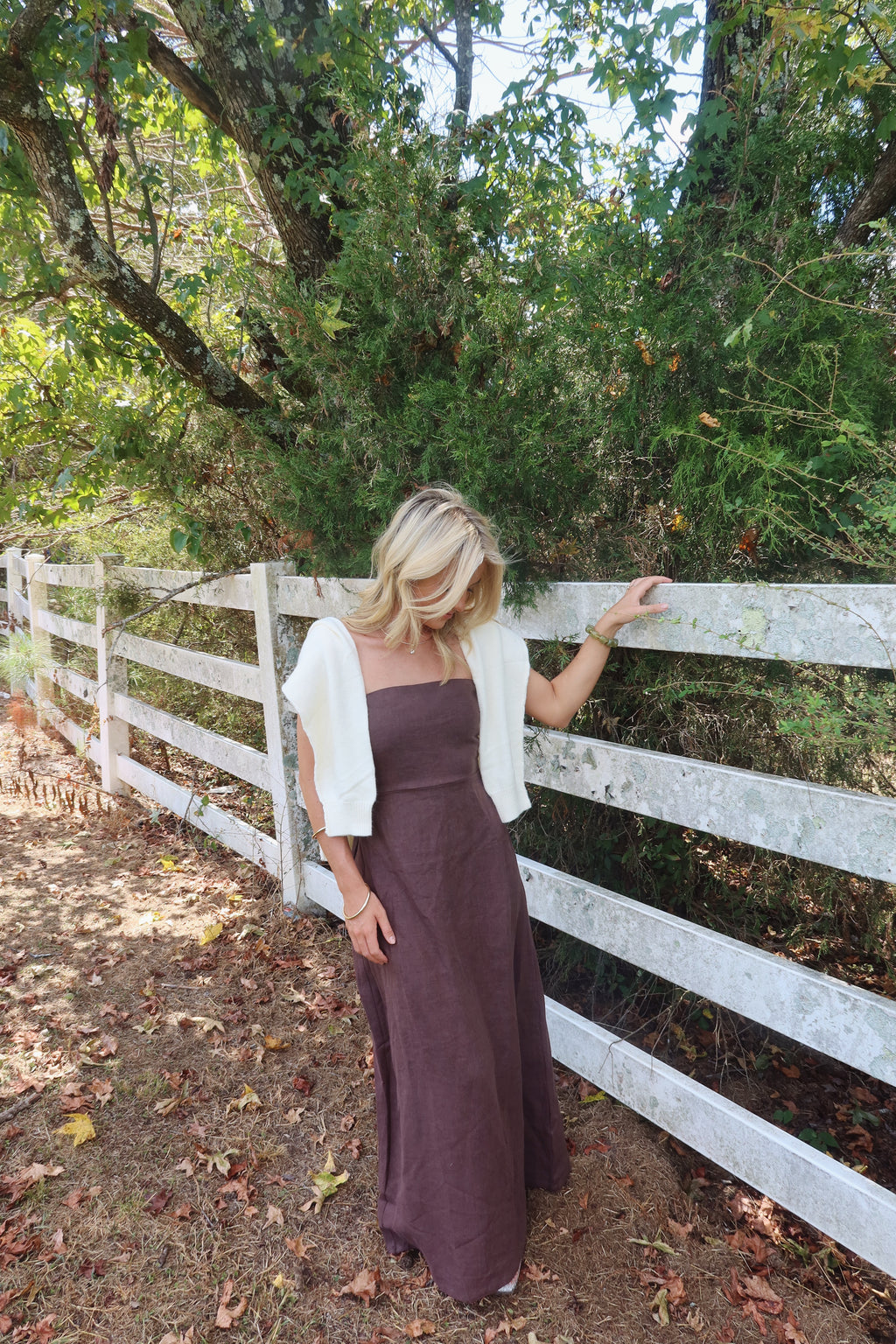 Iris Linen Maxi Dress